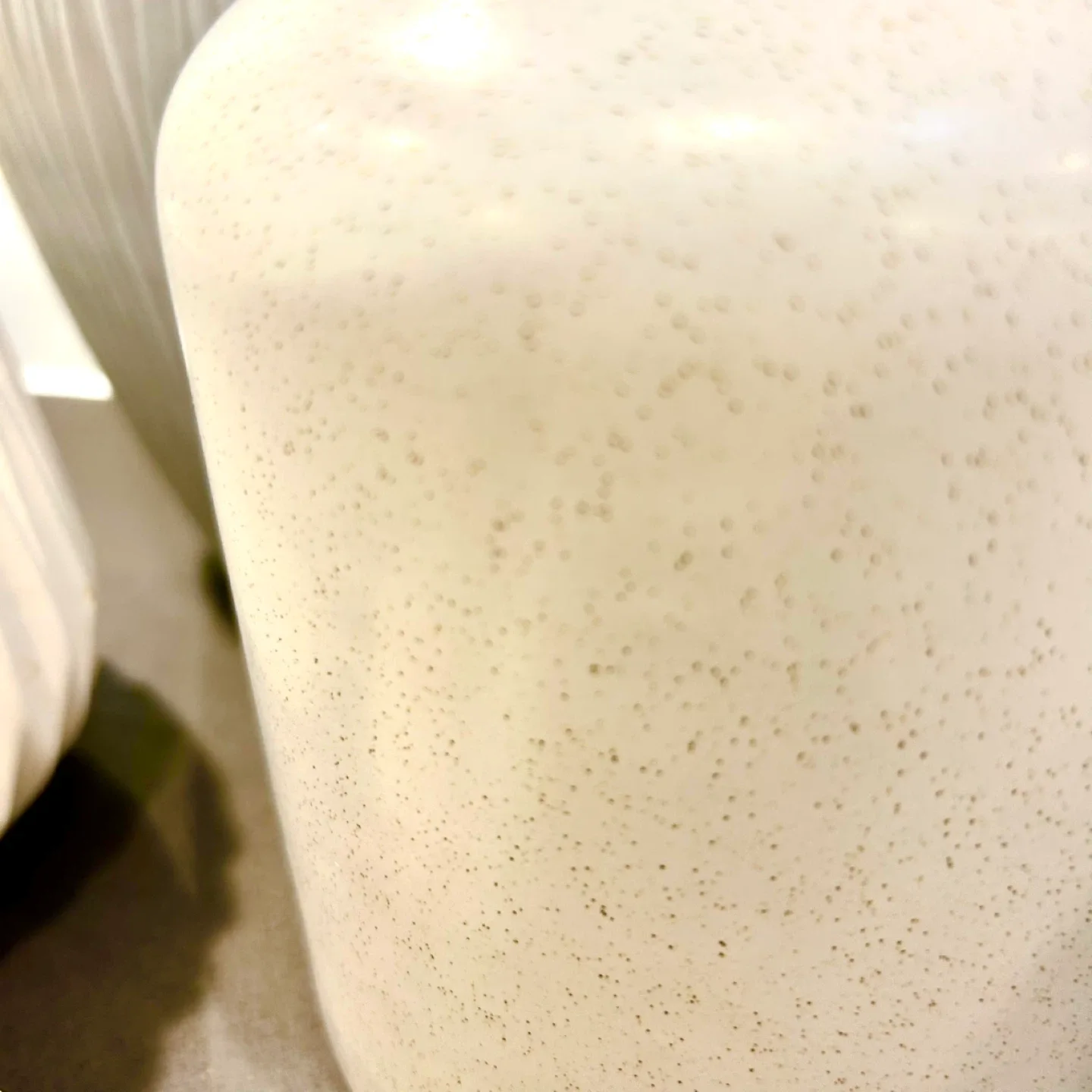 Lot of Minimal Textured Matt off-White Vases image indicator(6)