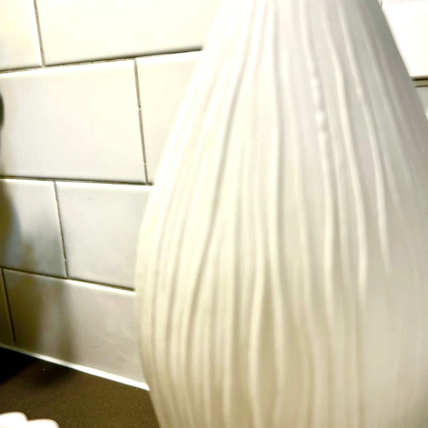 Lot of Minimal Textured Matt off-White Vases image indicator(5)