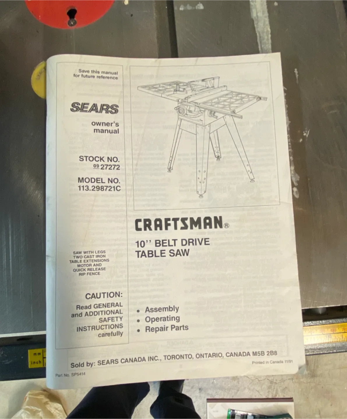 Craftsman 10" Belt Drive Table Saw image indicator(2)