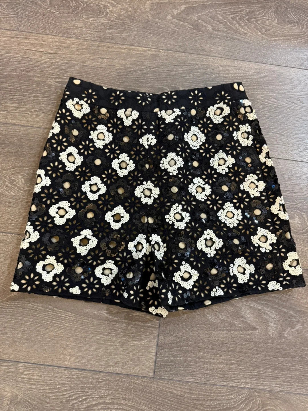 Huishan Zhang Sequin Embellished Shorts
