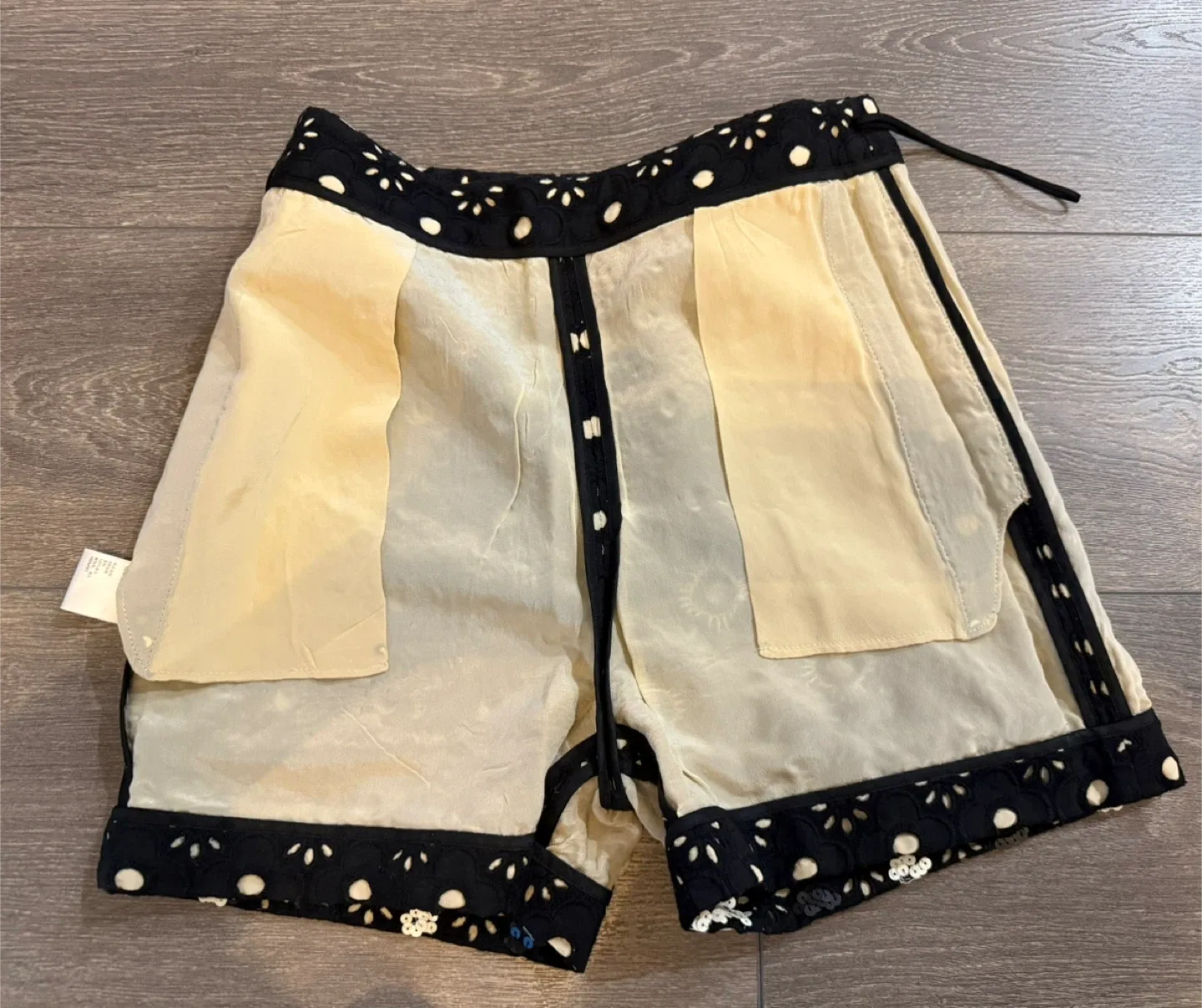 Huishan Zhang Sequin Embellished Shorts image indicator(8)