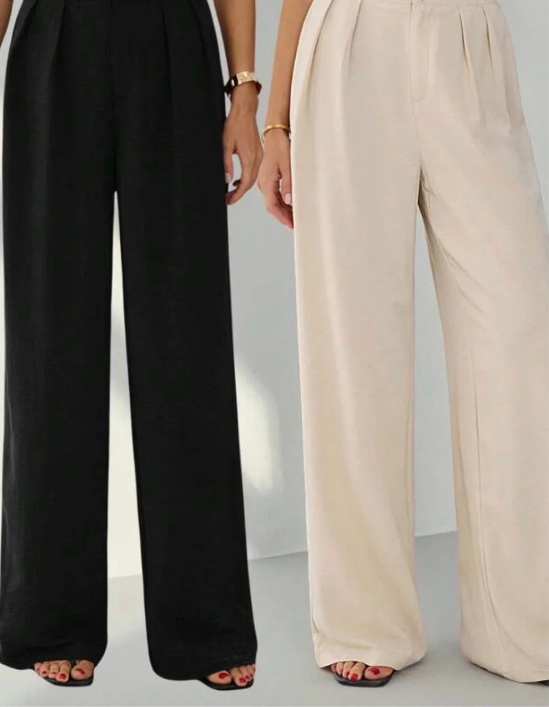Tall Wide Leg Trousers