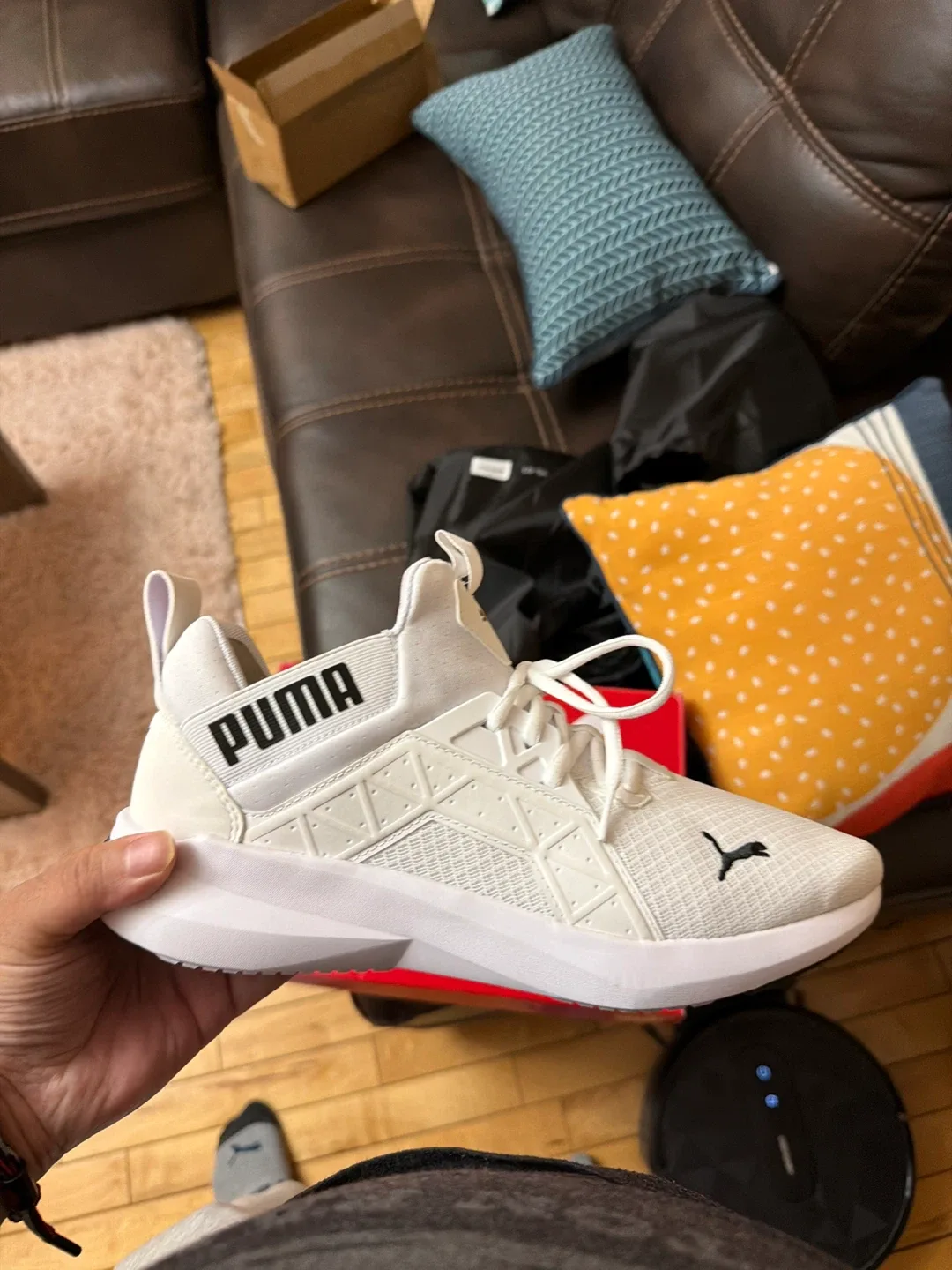 Puma White Training Shoes