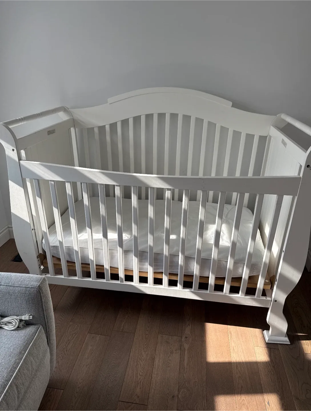 White Baby Crib