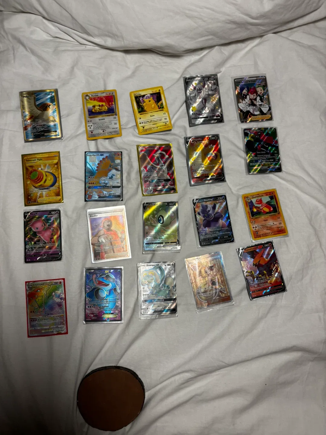 Assorted Pokémon Trading Cards deck