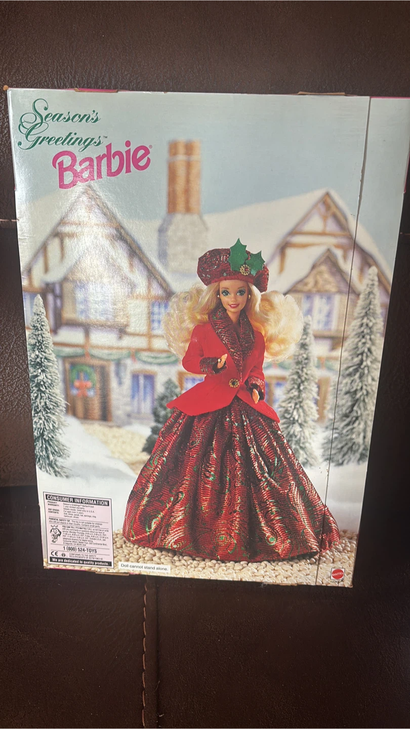 Limited Edition Season's Greetings Barbie Doll - photo 2