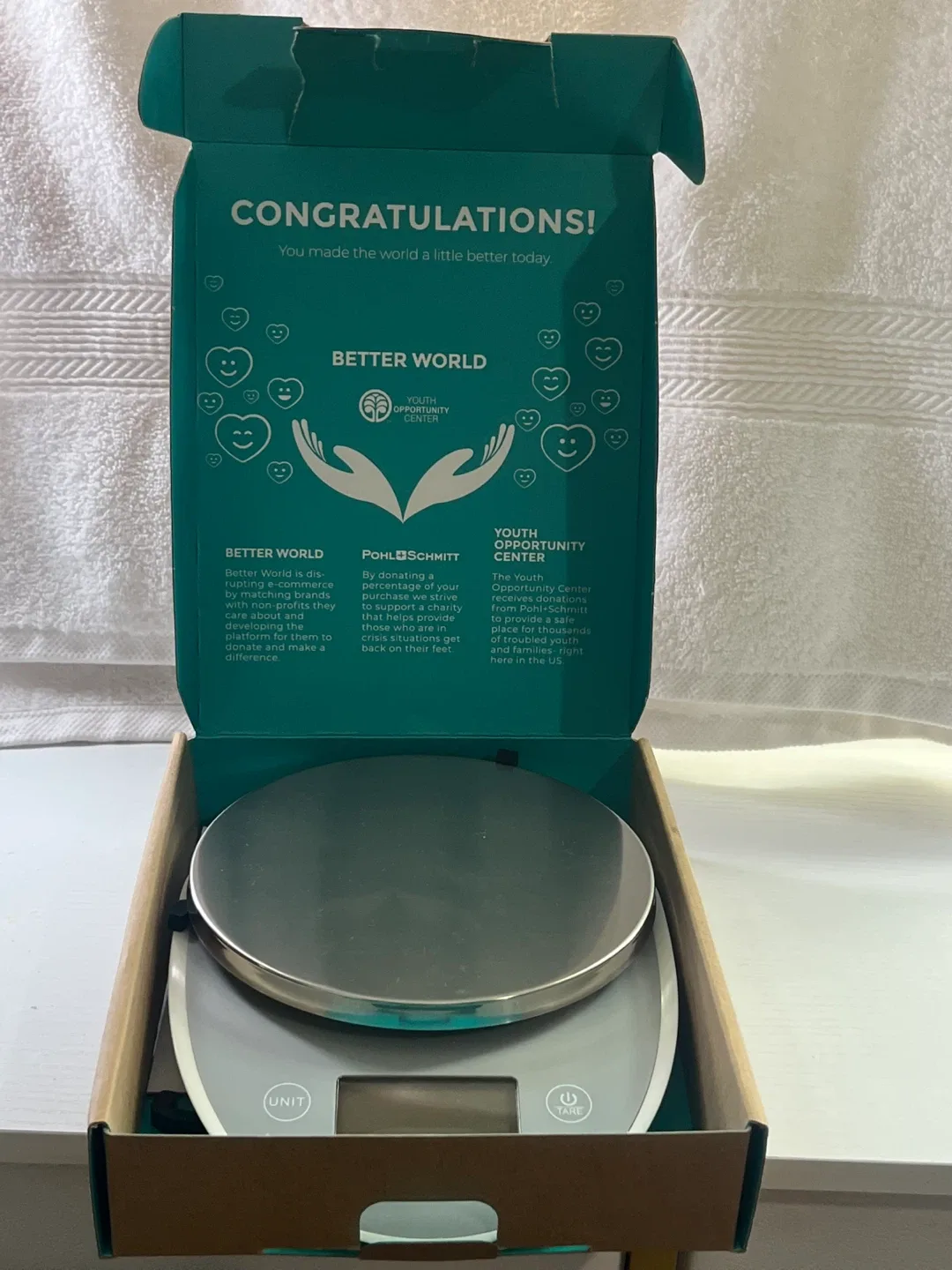 New Pohl+Schmitt Digital Kitchen Scale image indicator(2)