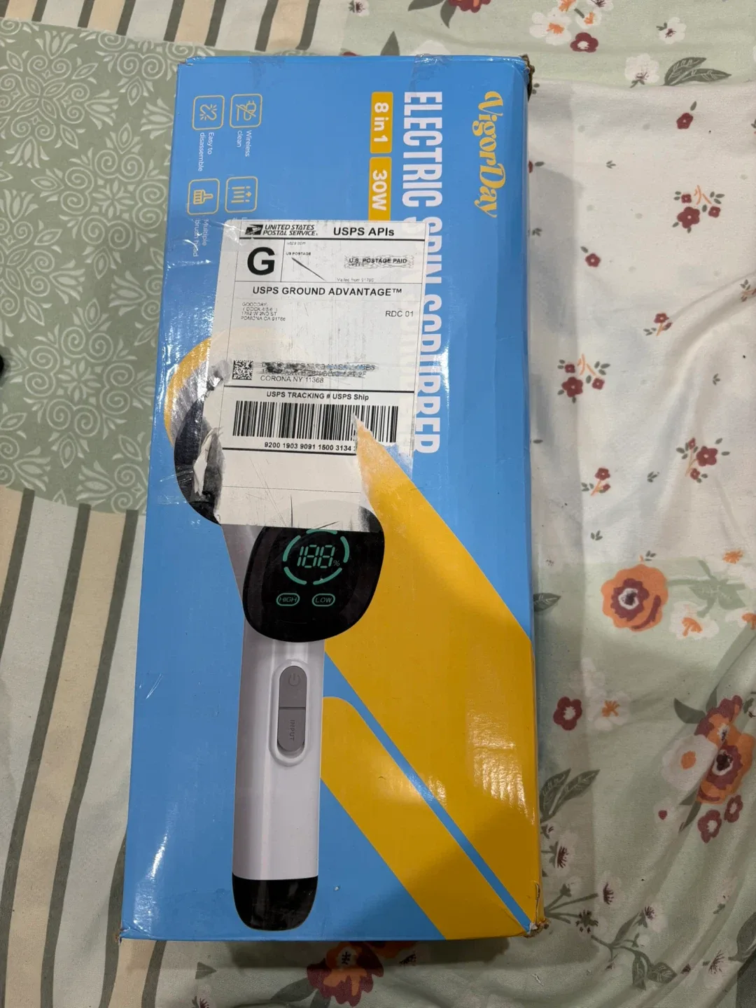 VigorDay Electric Spin Scrubber 8 in 1 - New