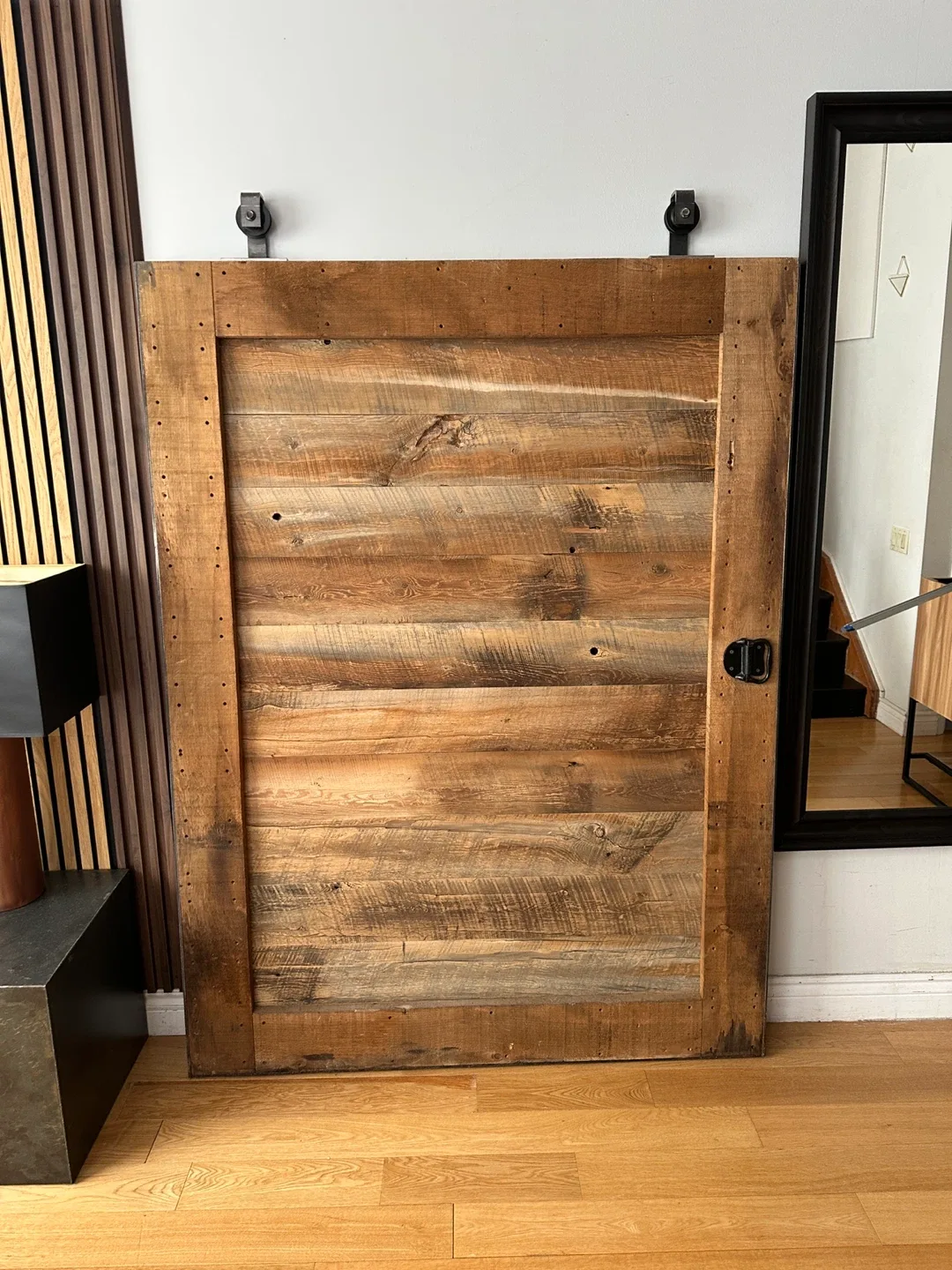 LARGE SLIDING BARN DOOR / PARTITION WALL VINTAGE RECLAIMED WOOD image indicator(5)