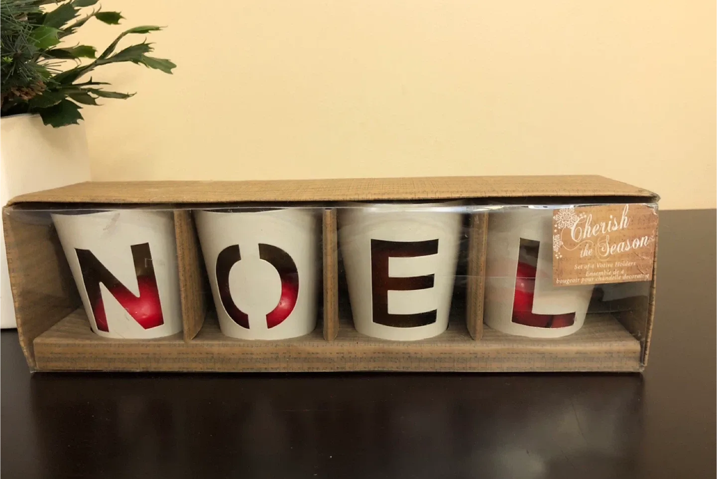 Poinsettia candles, NOEL 4 pcs, image indicator(3)