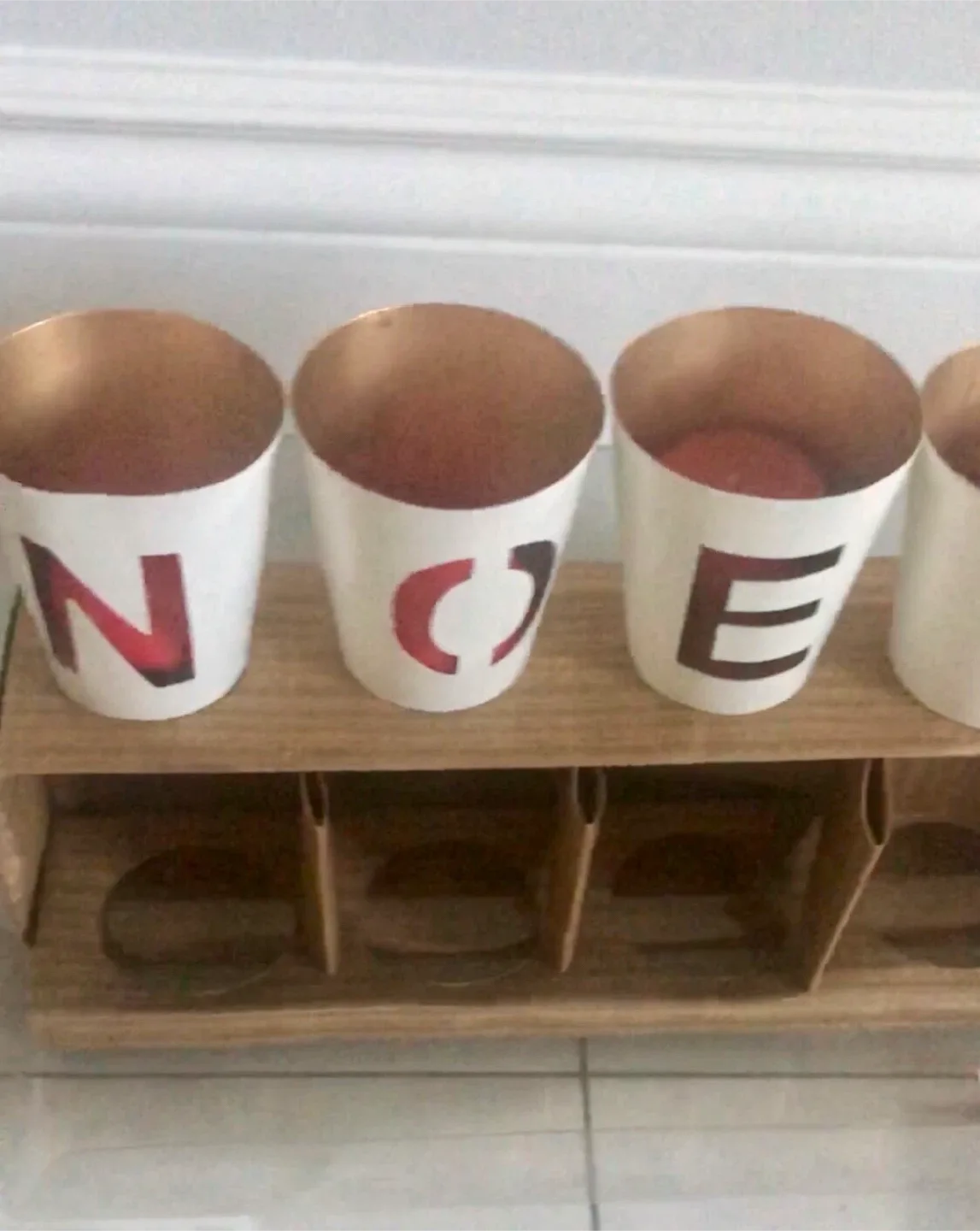 Poinsettia candles, NOEL 4 pcs, image indicator(4)