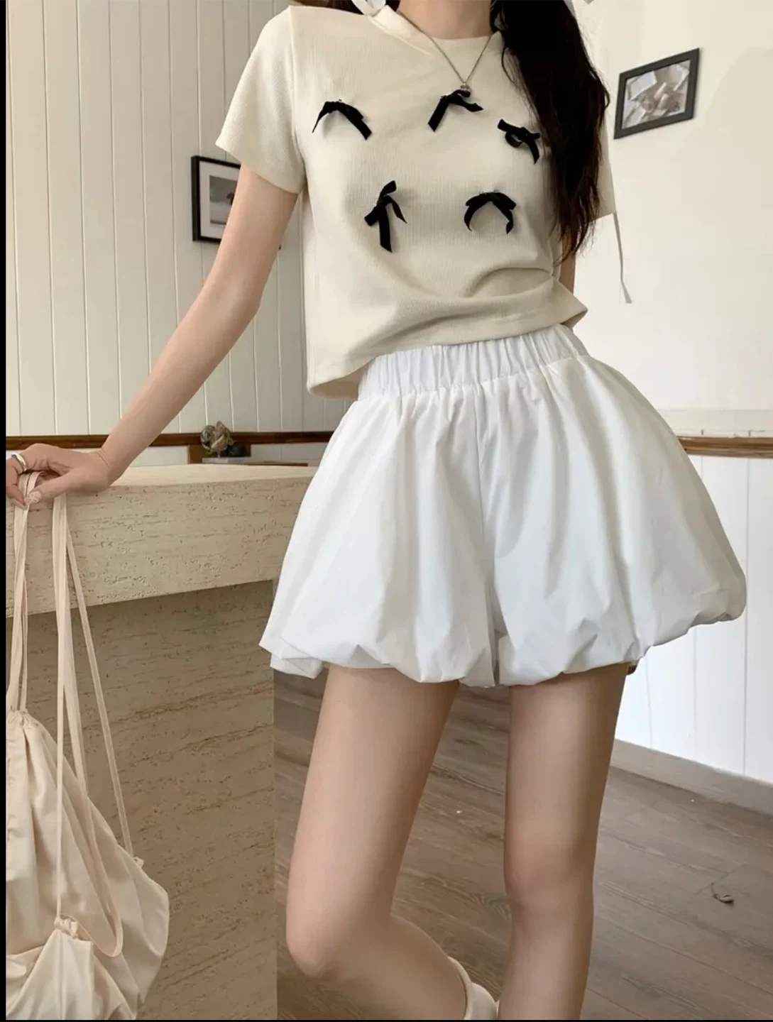White Balloon Style Mini Skirt - photo 2