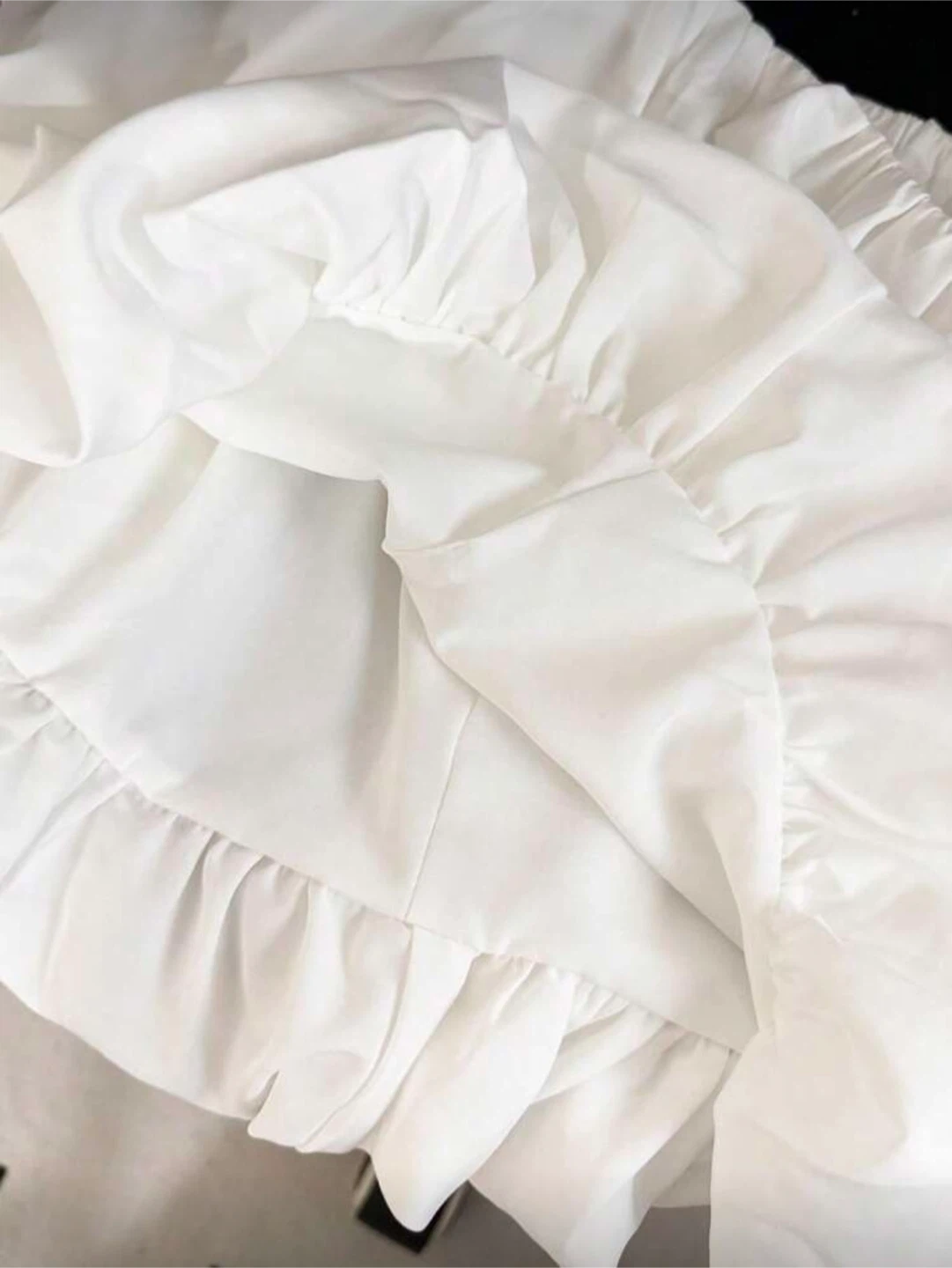 White Balloon Style Mini Skirt - photo 3