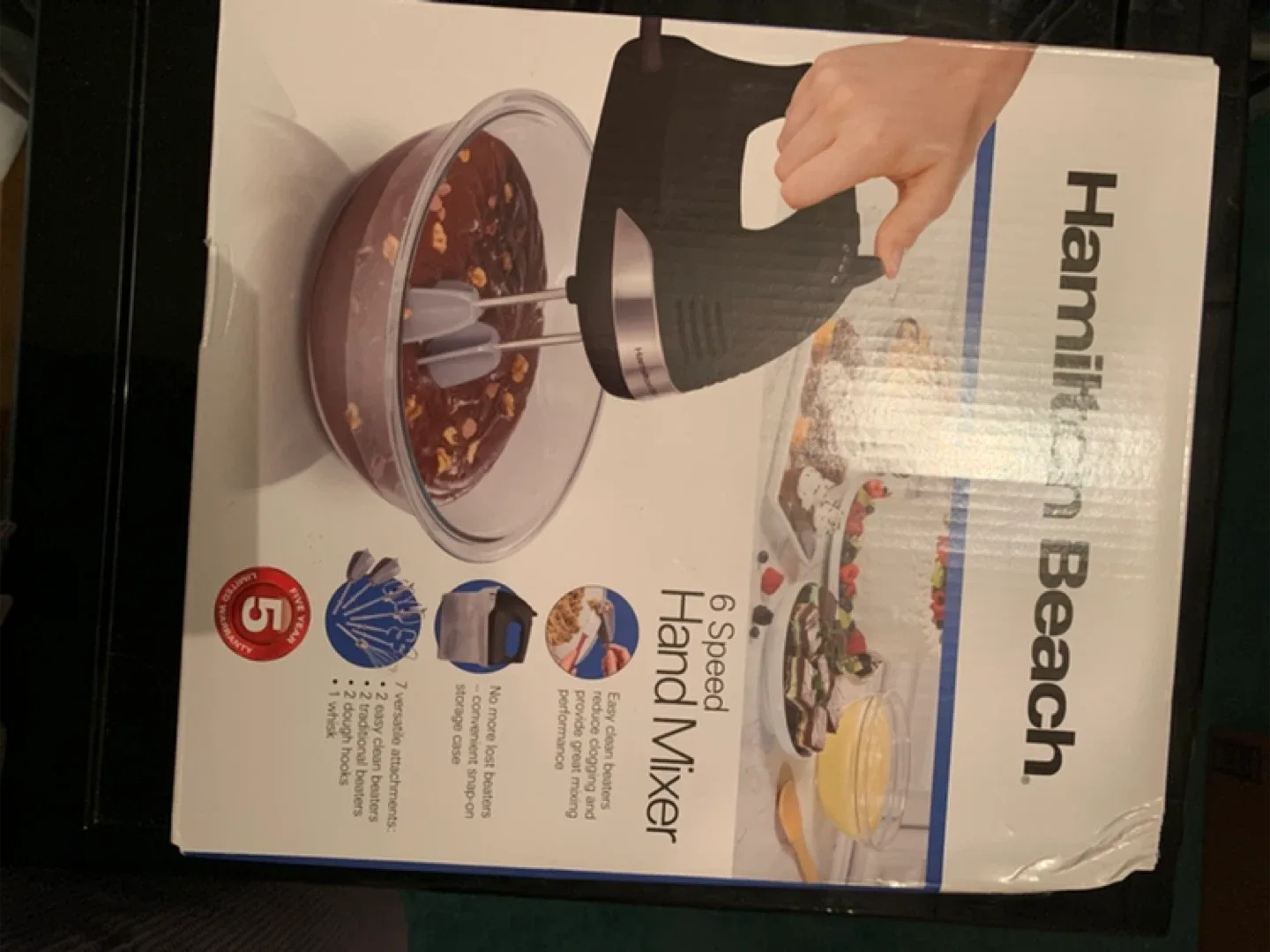 Hamilton Beach 6-Speed Hand Mixer - New in Box!