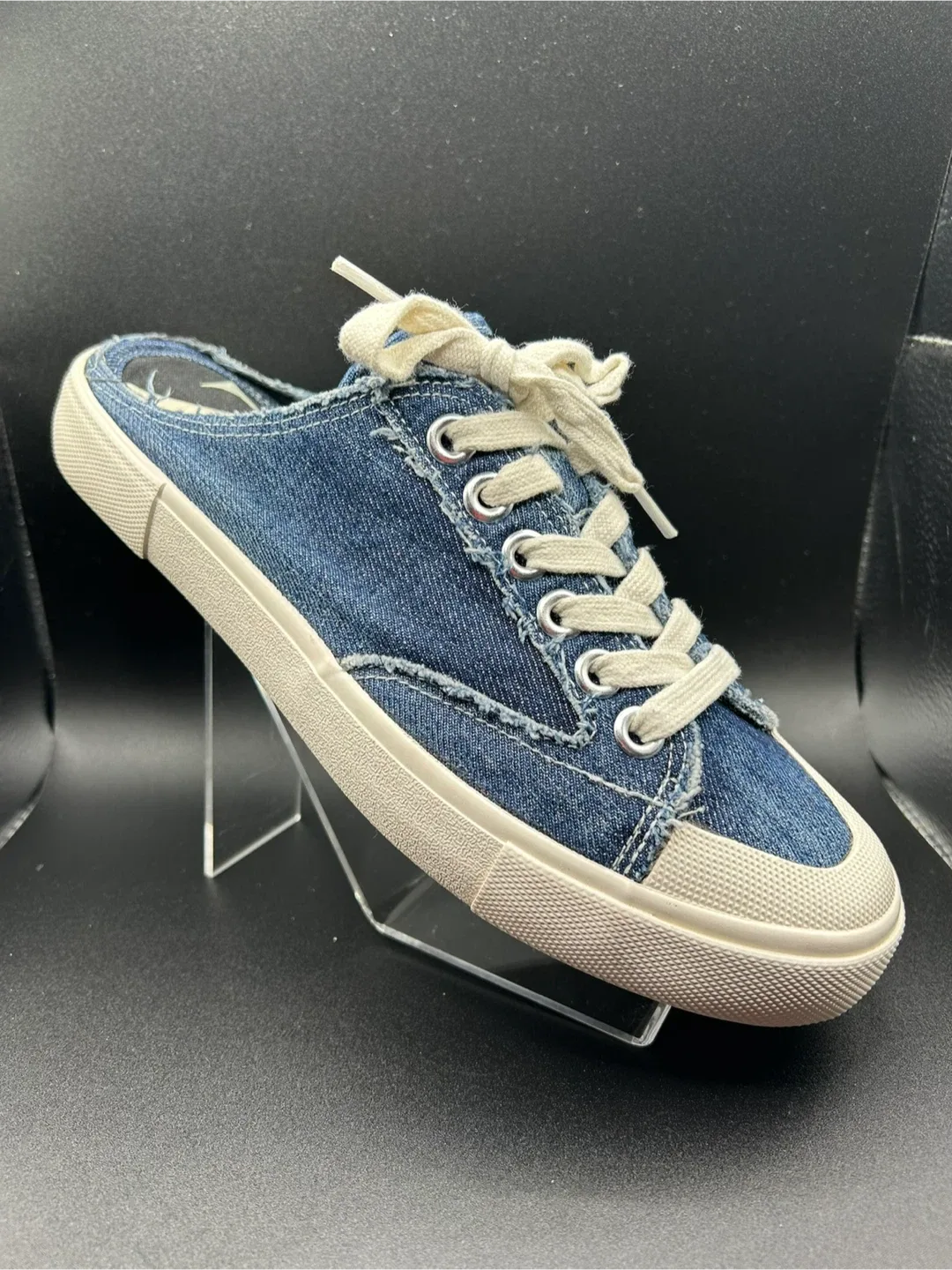 Size 7.5 - Zara Denim Mule Sneakers image indicator(5)