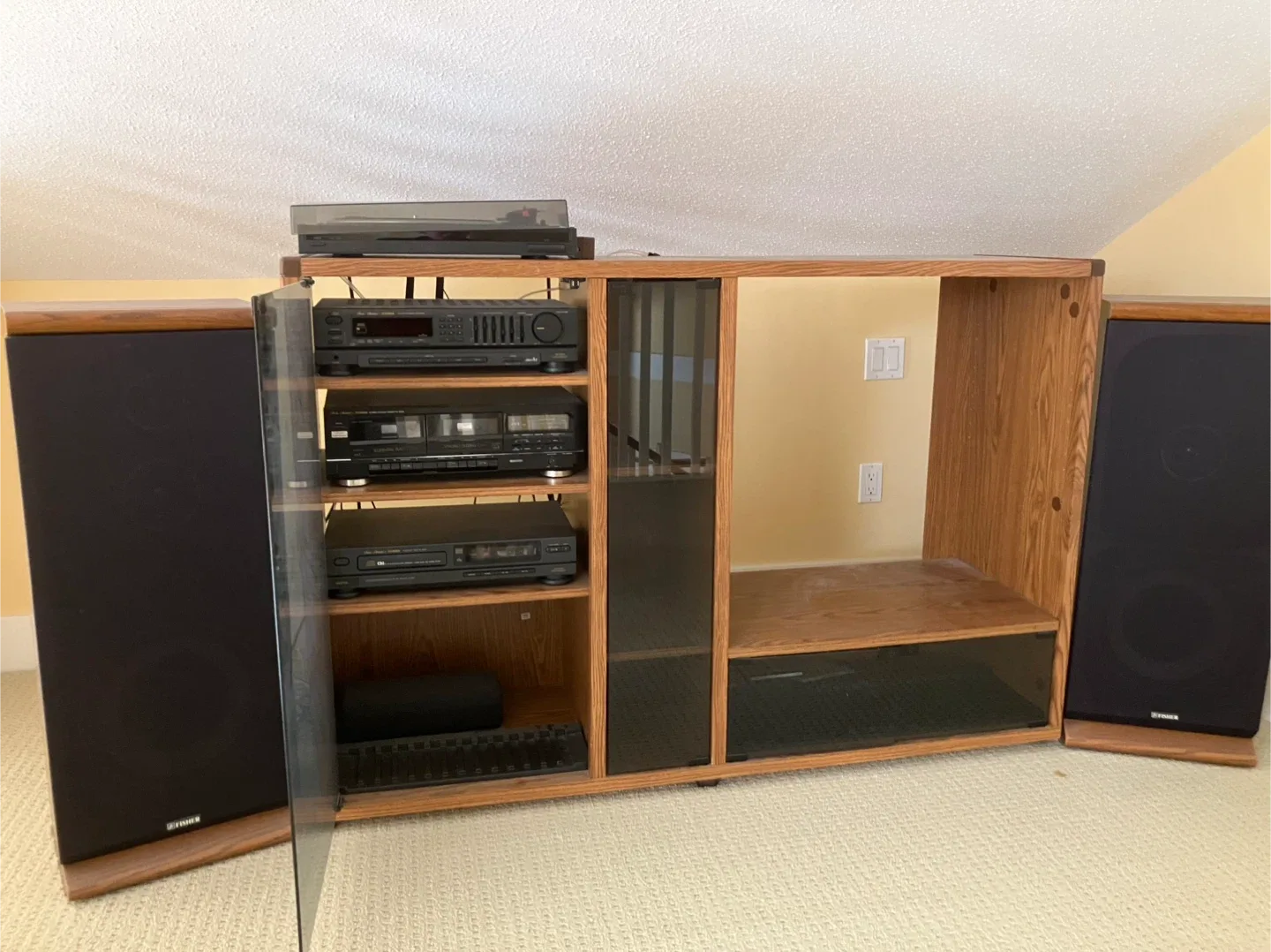 Fisher Speakers & Entertainment Unit