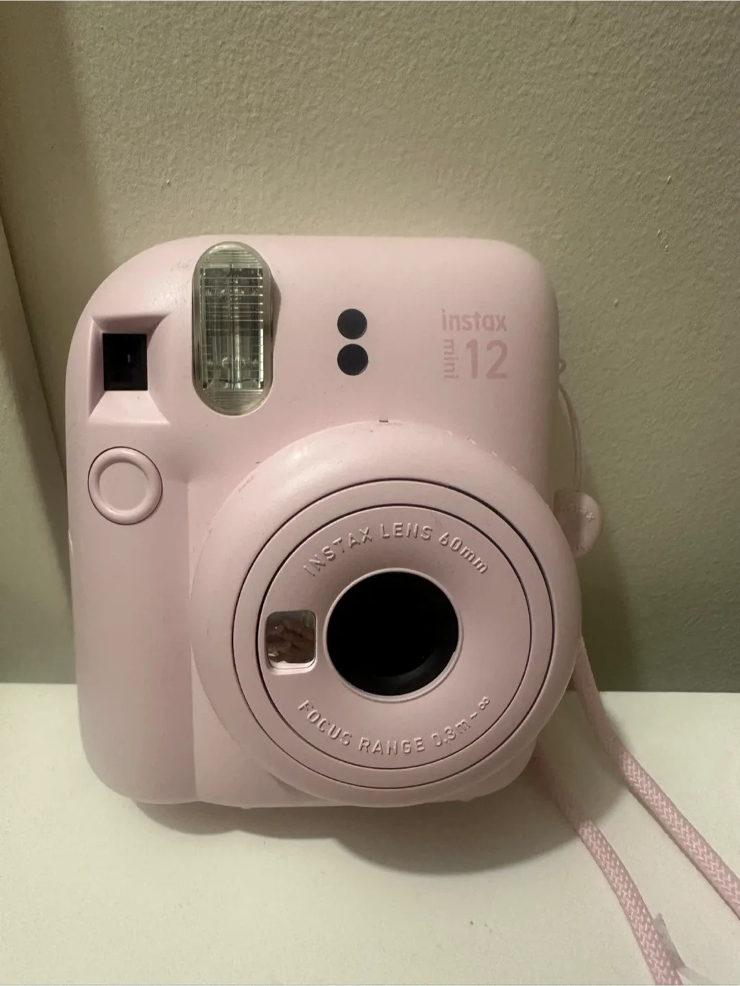 Pink Fujifilm Instax Mini 12 Camera