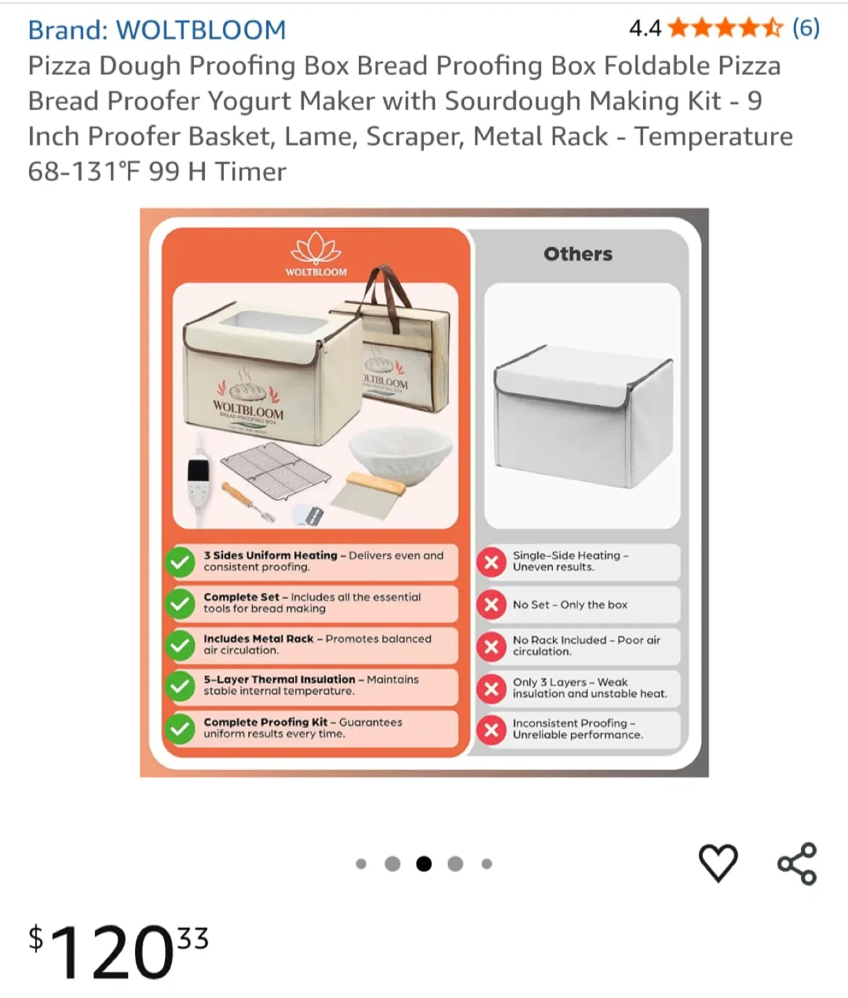 WOLTBLOOM Pizza Dough Proofing Box - Complete Set image indicator(5)