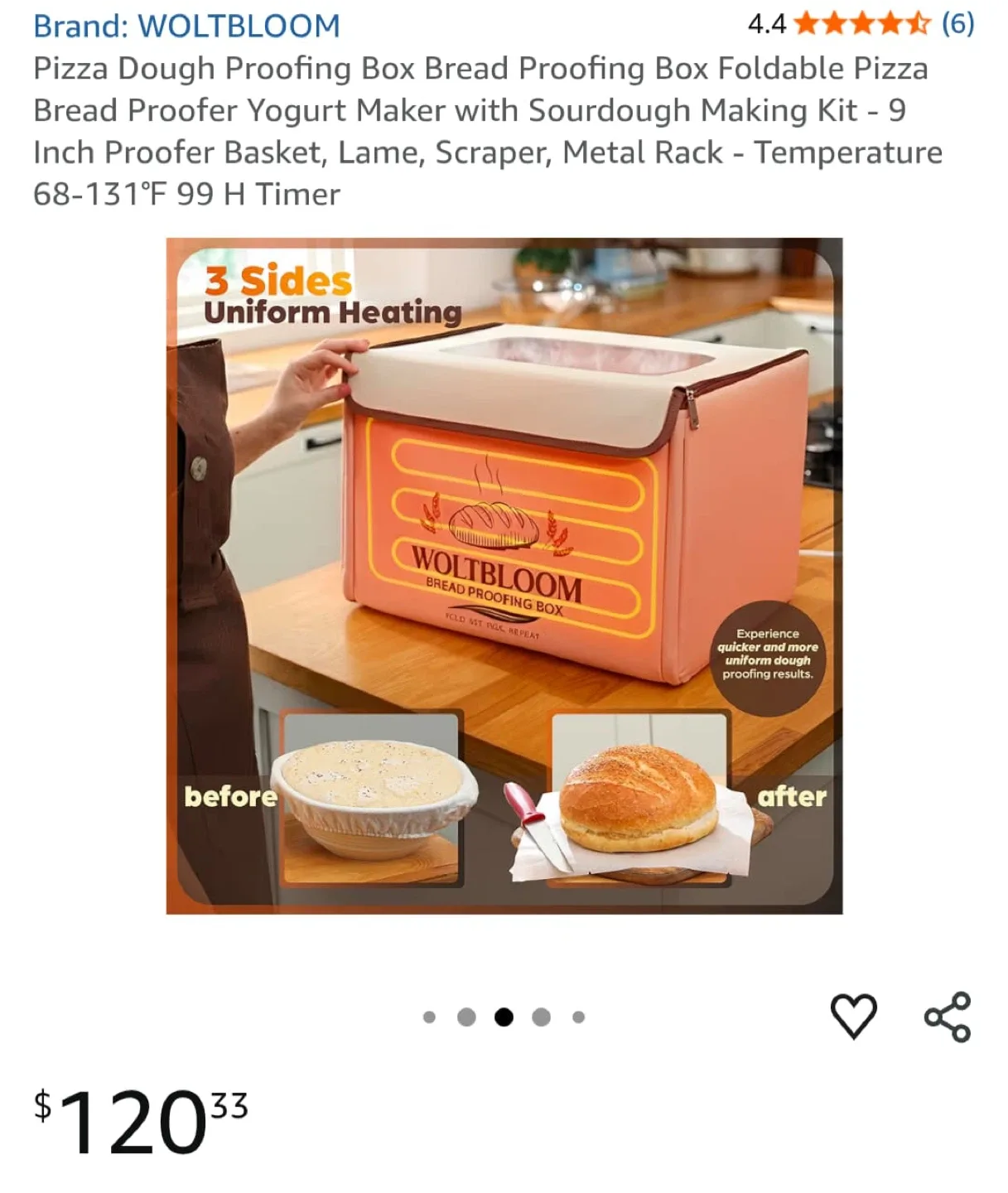 WOLTBLOOM Pizza Dough Proofing Box - Complete Set