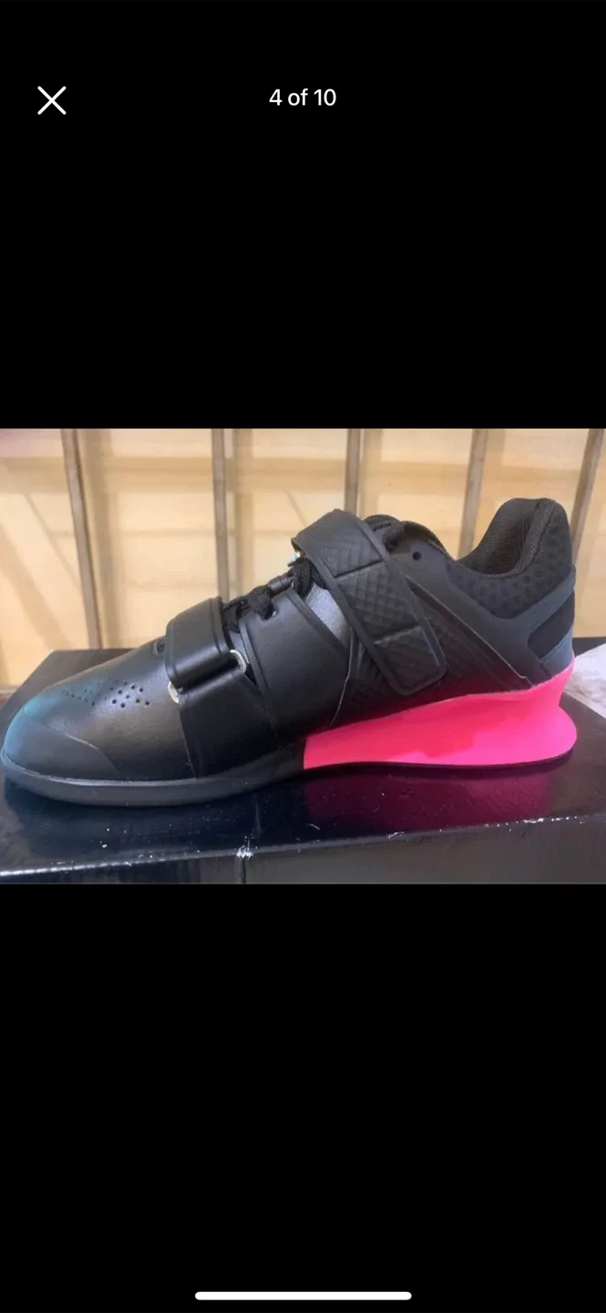 Reebok Legacy Lifter II Weightlifting Shoes - Black/Pink image indicator(4)