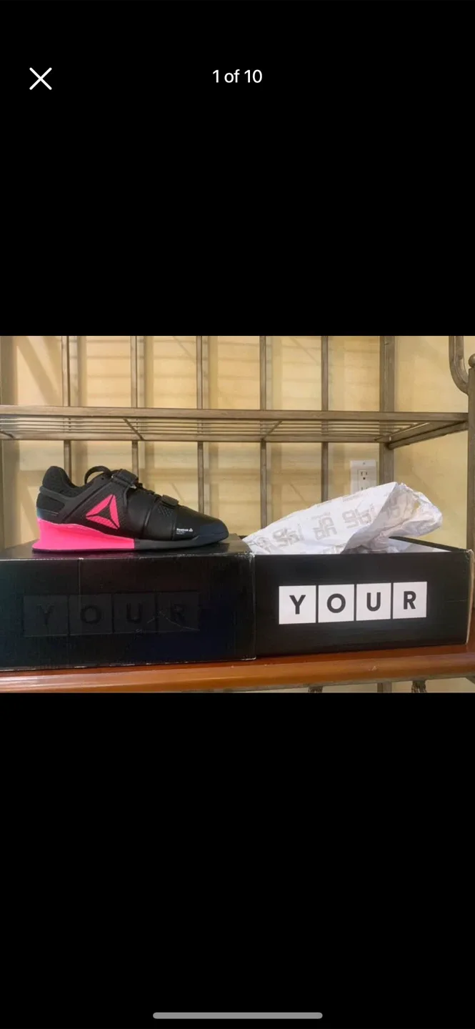 Reebok Legacy Lifter II Weightlifting Shoes - Black/Pink