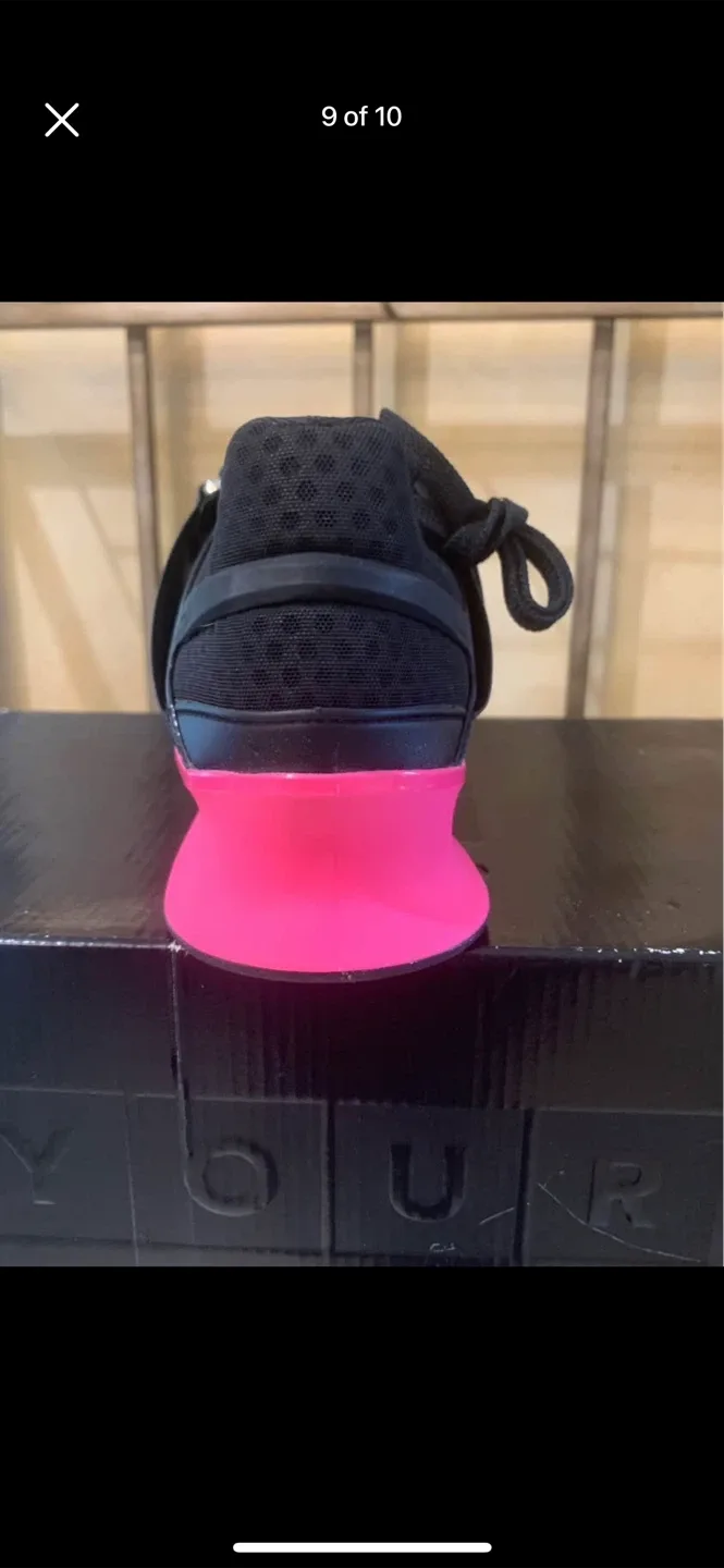 Reebok Legacy Lifter II Weightlifting Shoes - Black/Pink image indicator(9)