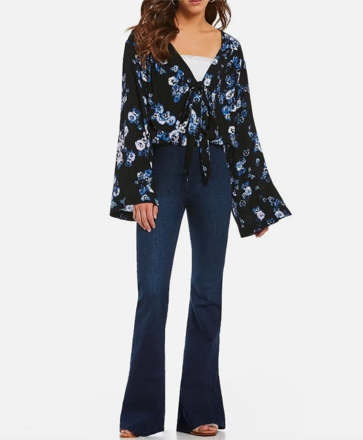 New Free People ‘Forties Feels’ Floral Bodysuit image indicator(4)