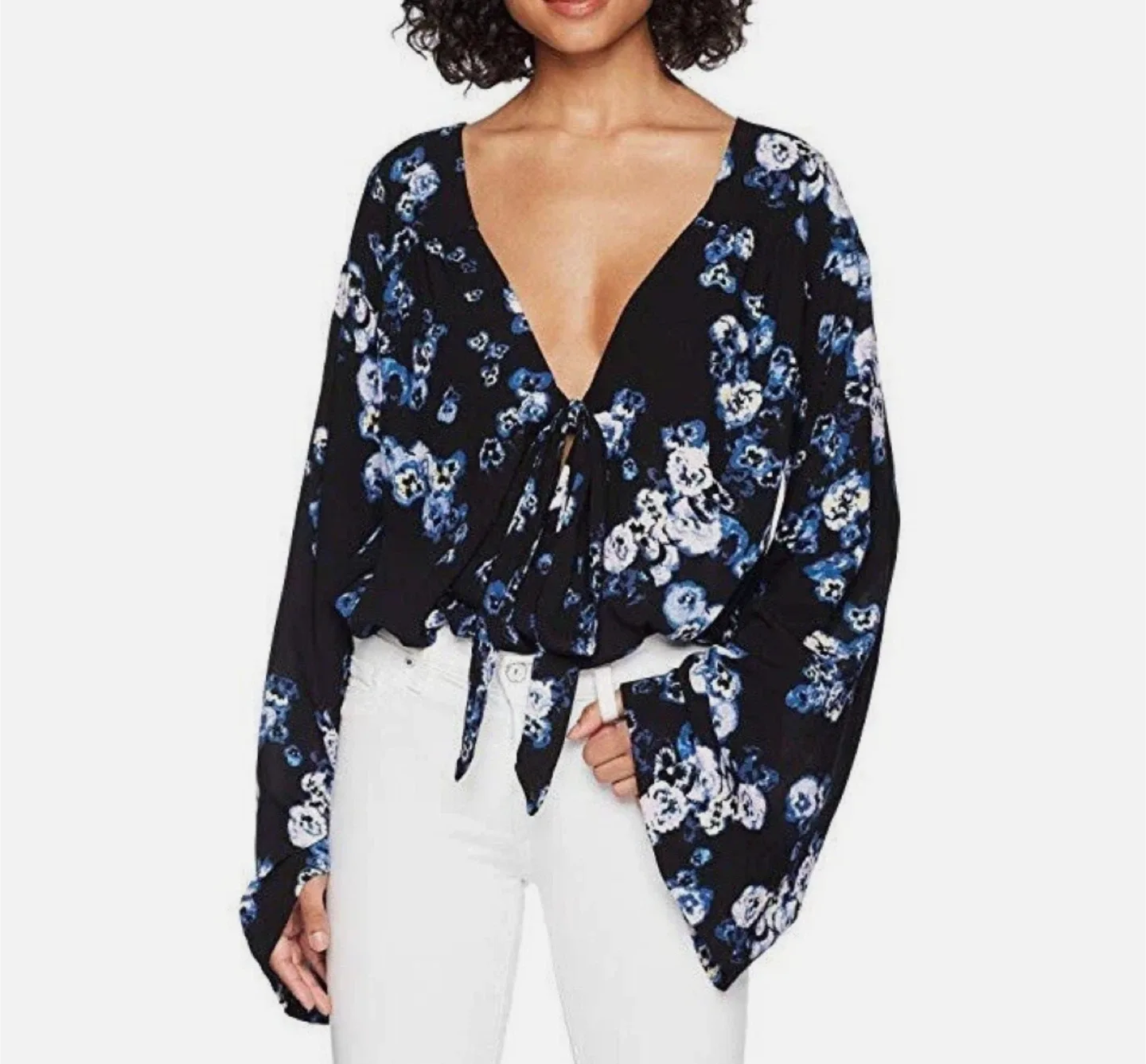 New Free People ‘Forties Feels’ Floral Bodysuit image indicator(3)