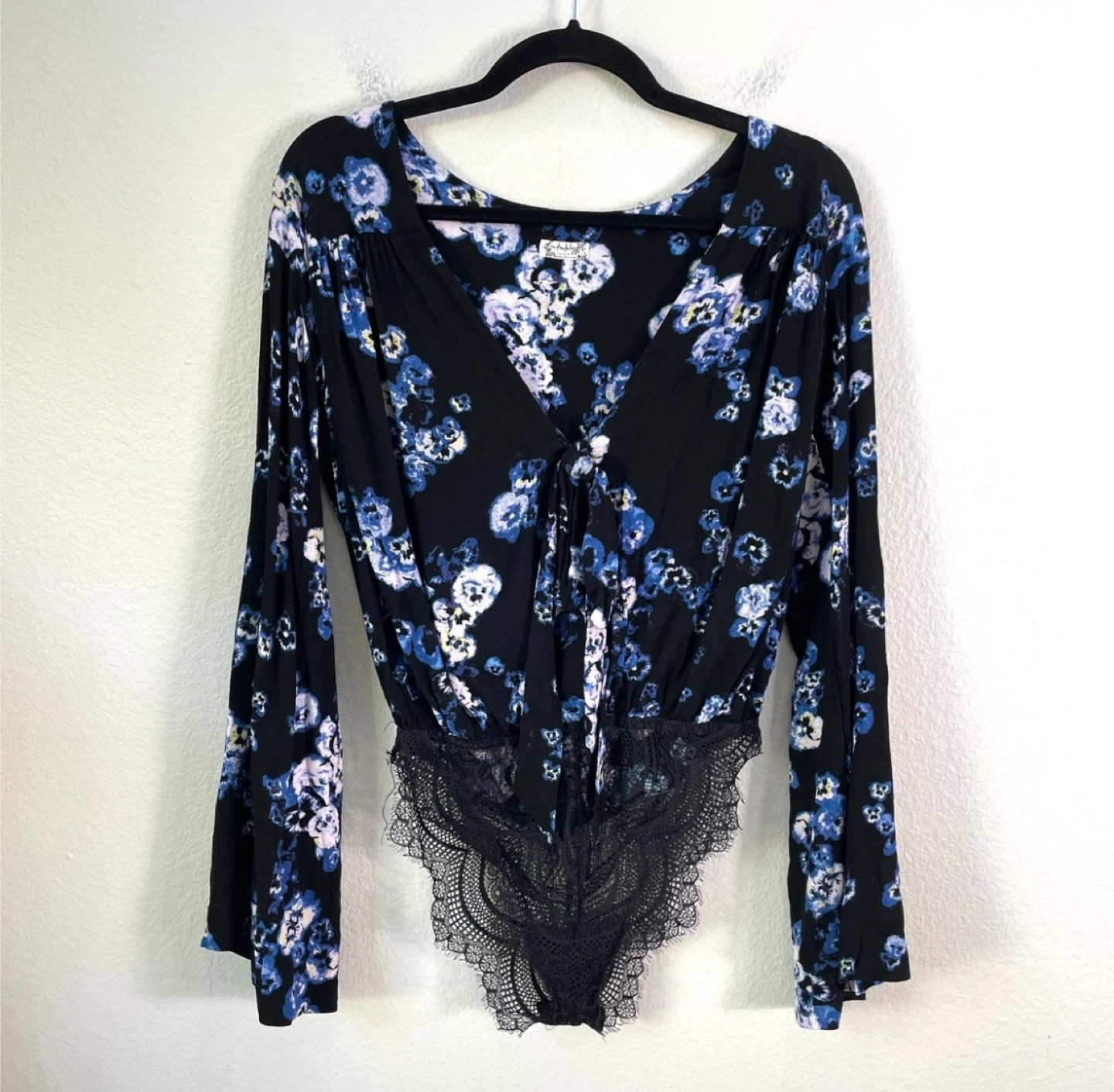 New Free People ‘Forties Feels’ Floral Bodysuit