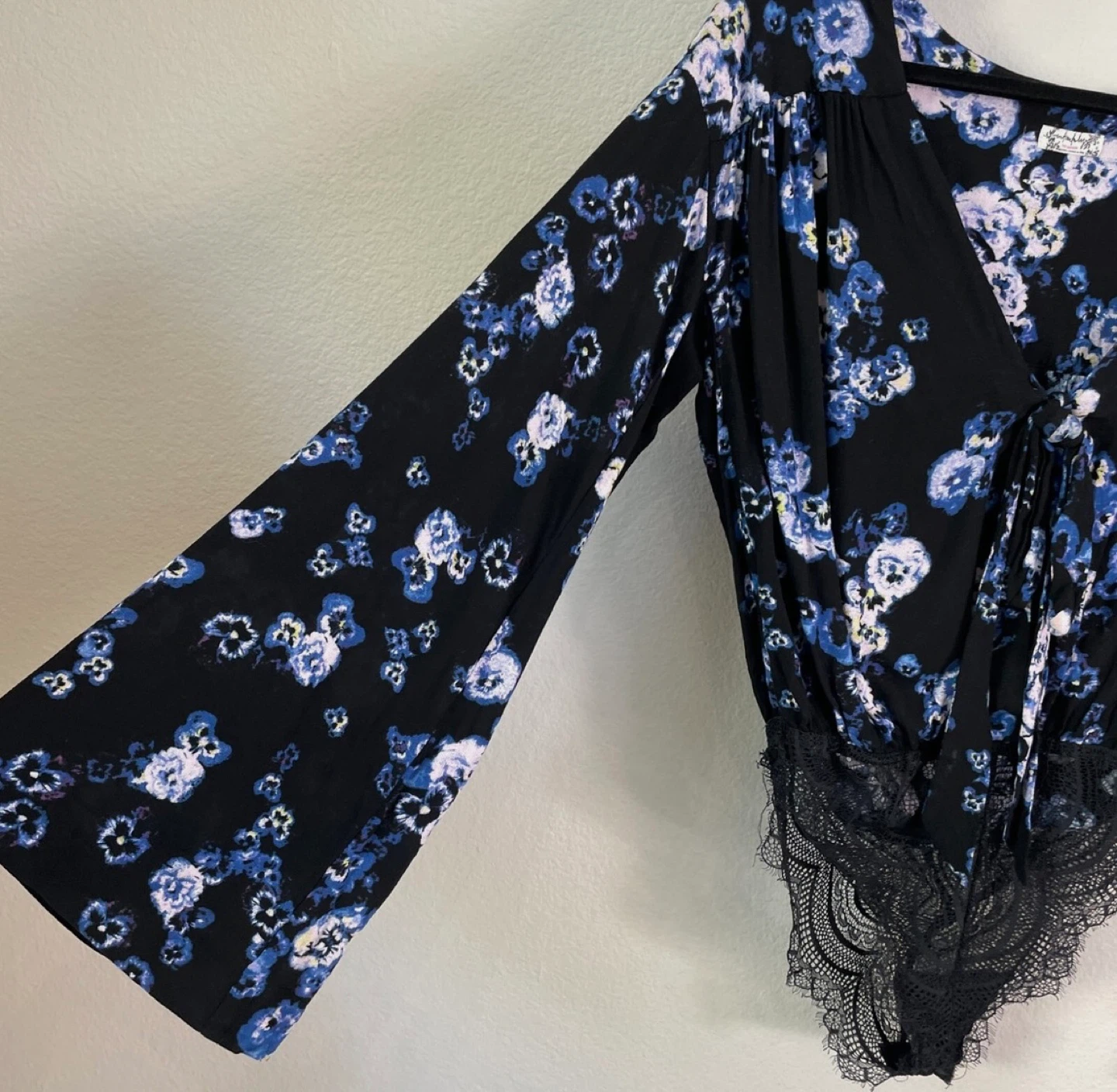 New Free People ‘Forties Feels’ Floral Bodysuit