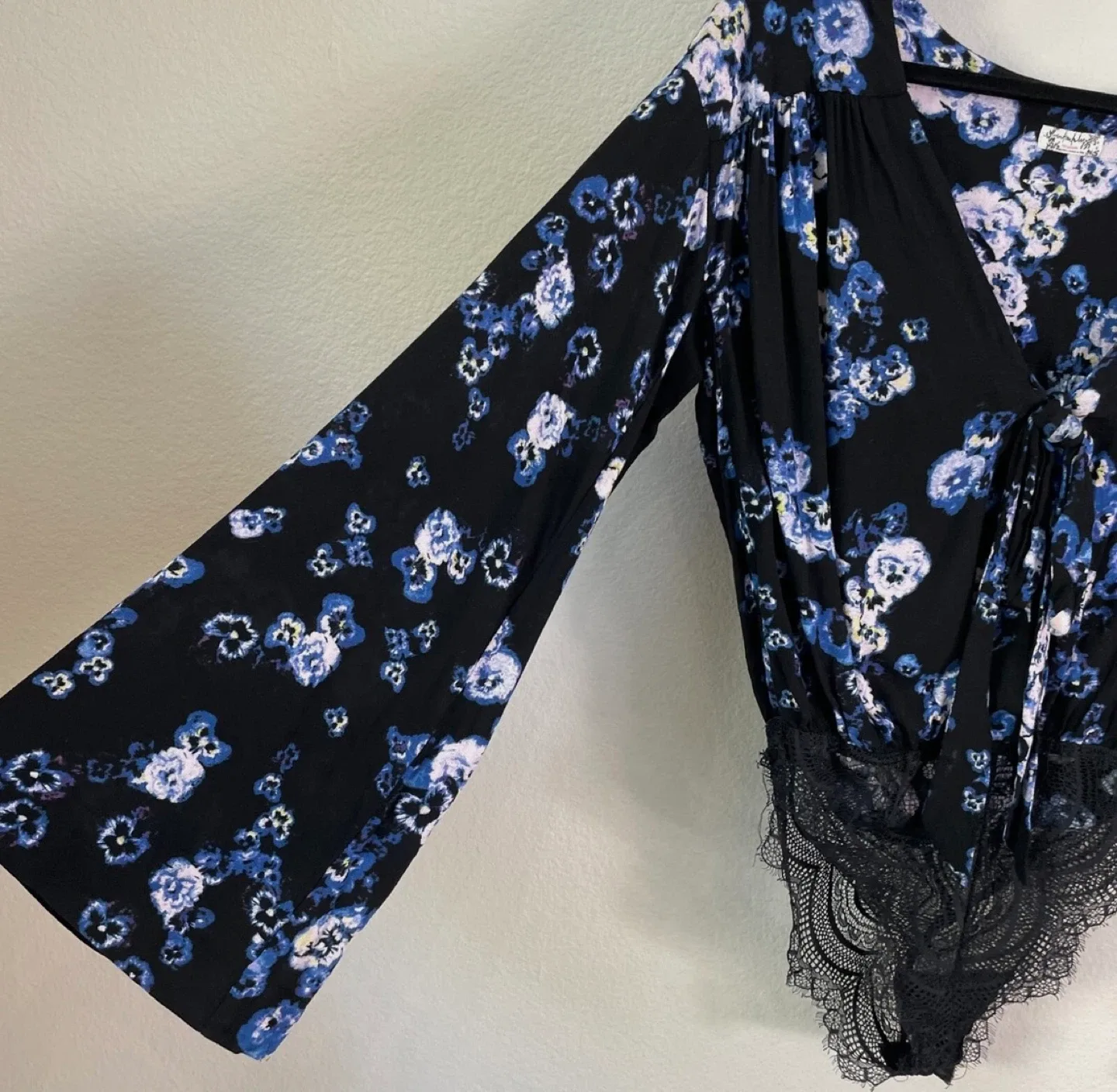 New Free People ‘Forties Feels’ Floral Bodysuit image indicator(7)