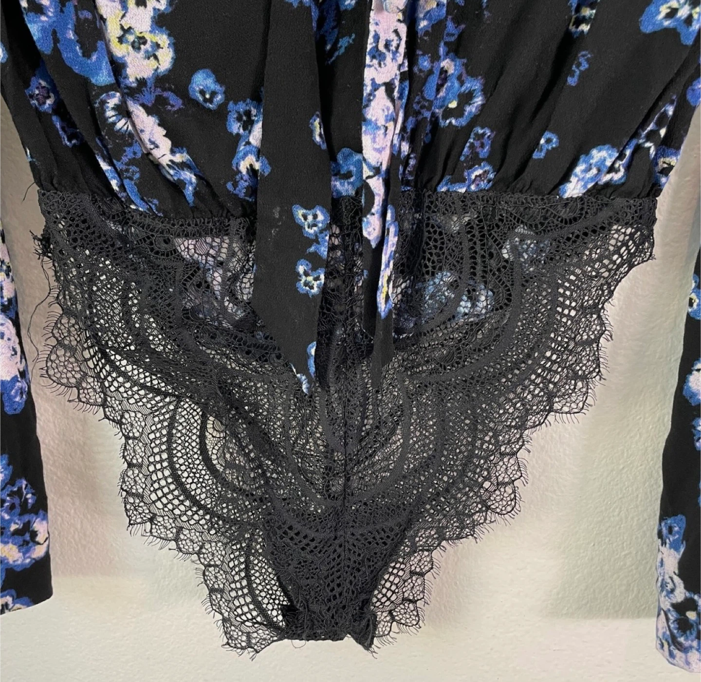 New Free People ‘Forties Feels’ Floral Bodysuit - photo 4
