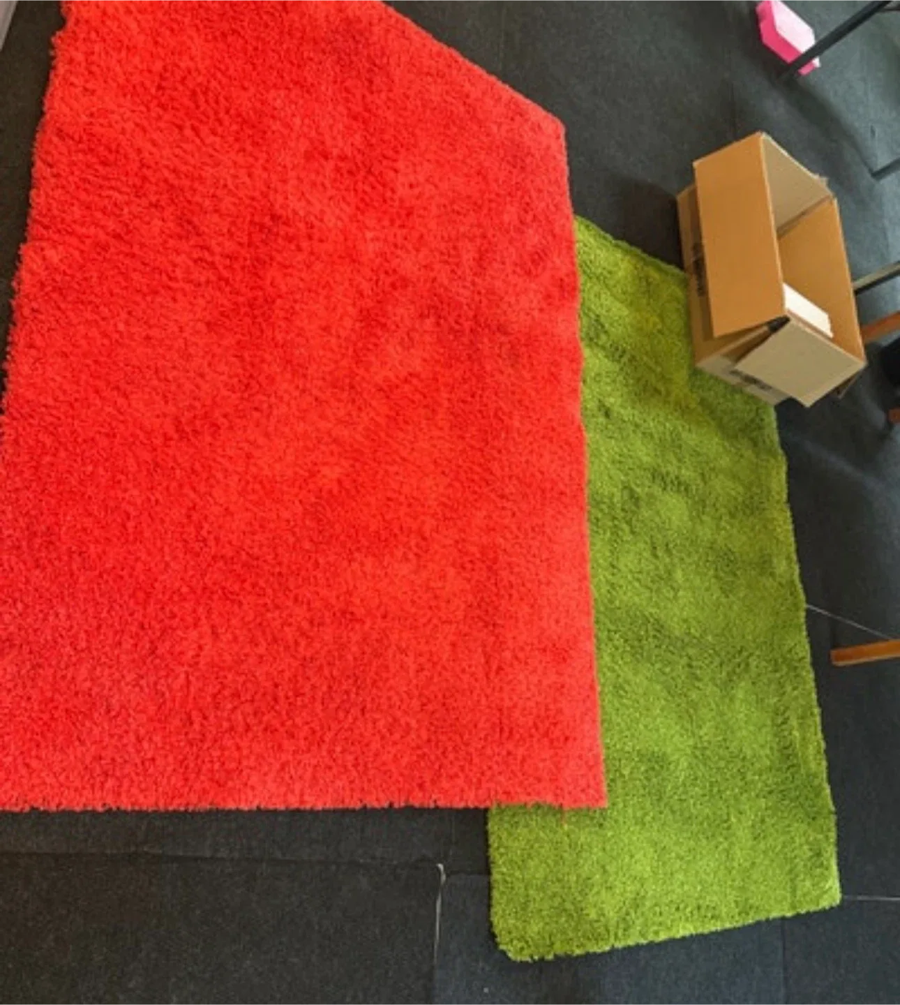 Red and Green Purple Carpets