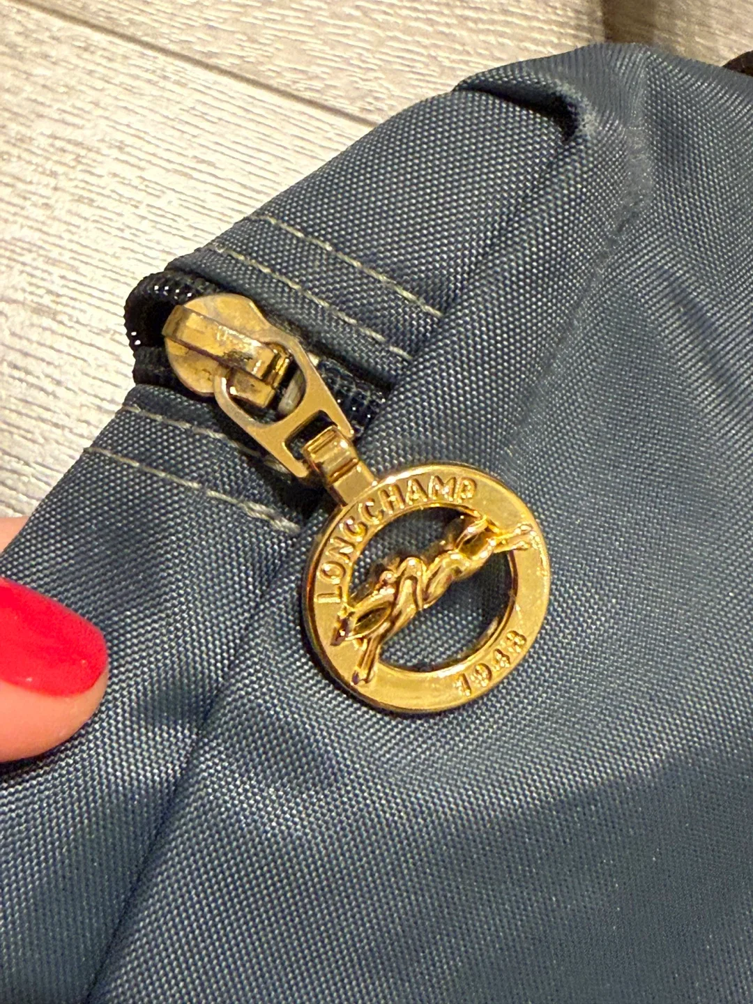 Longchamp Sac à dos Le Pliage Original grey image indicator(9)