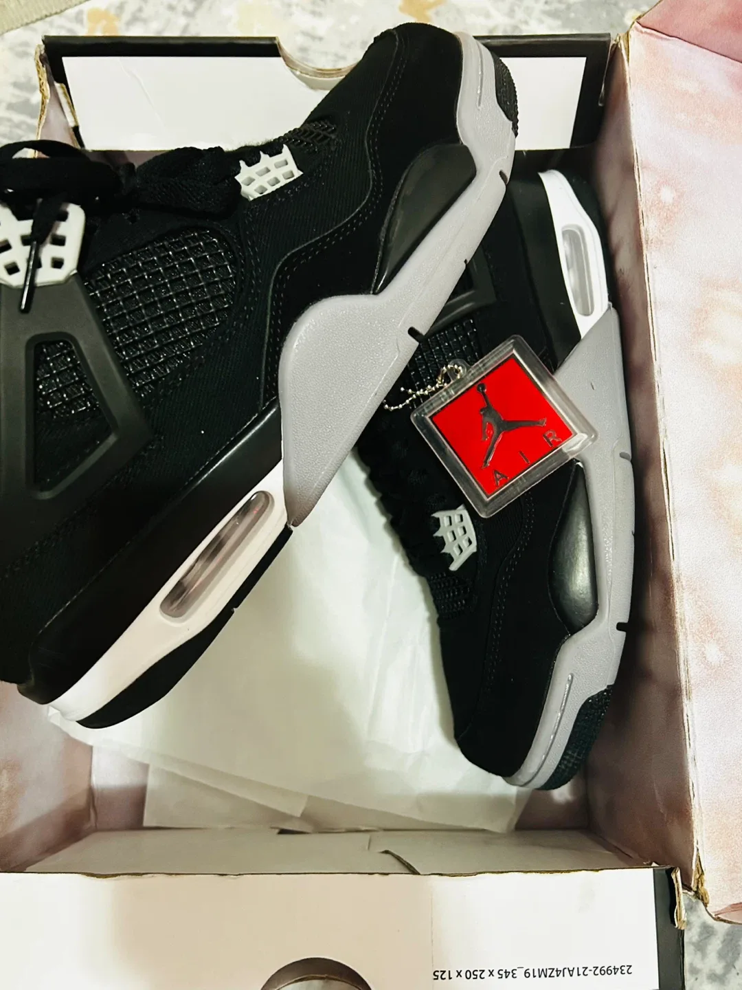 Jordan 4 Retro 'Black Canvas' - Size 10 image indicator(3)