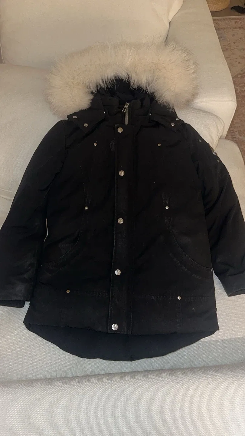 Moose Knuckles Down Parka, Blue Size M (kids)