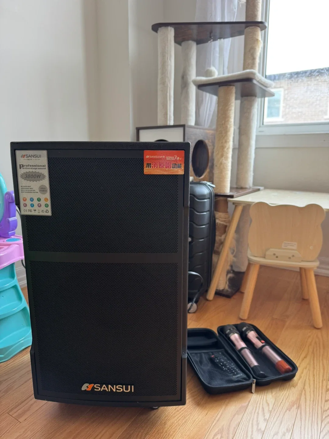 Sansui Professional 3800W Karaoke Speaker System