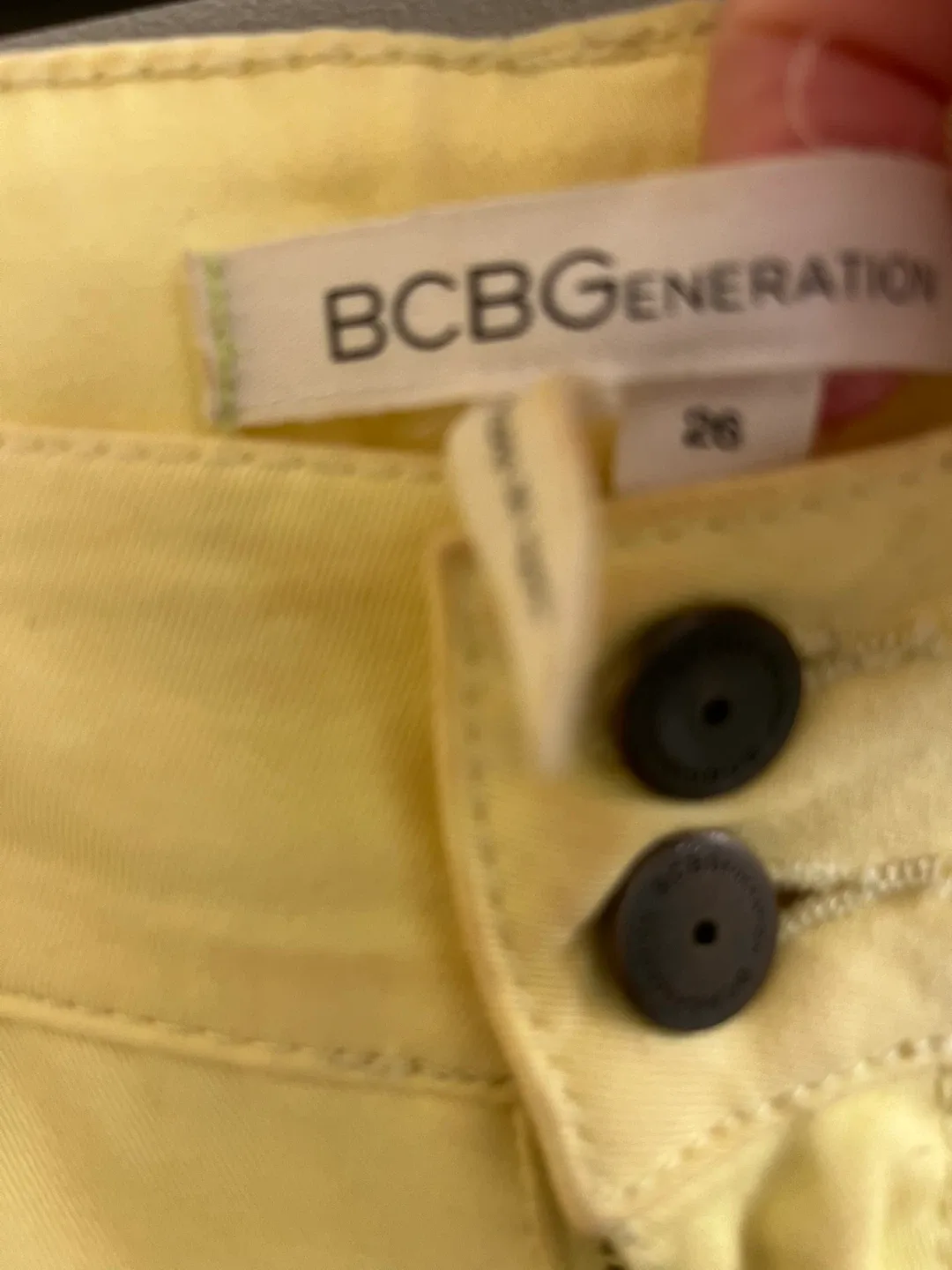 BCBG Yellow Pants - Size 26 image indicator(2)