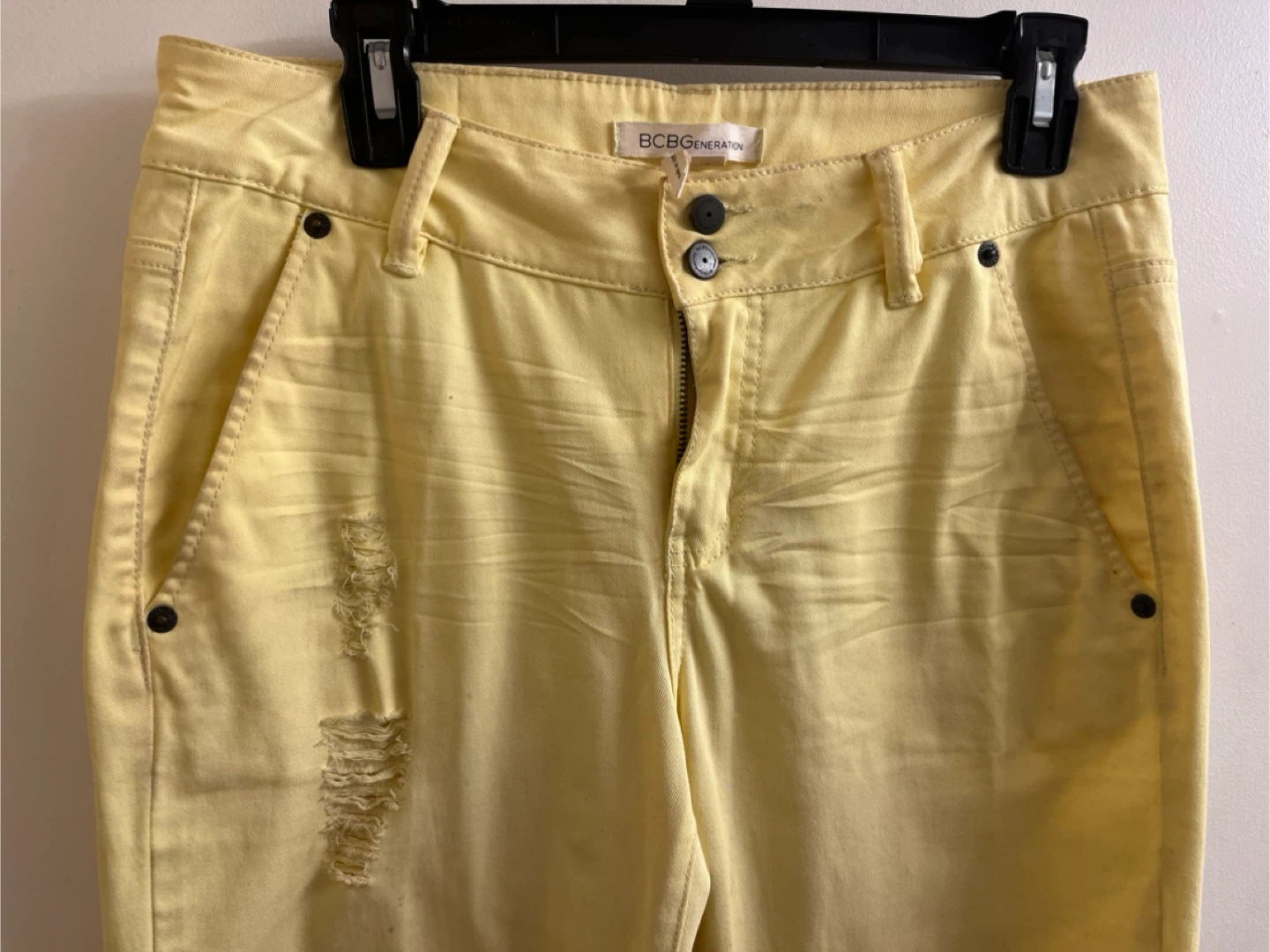 BCBG Yellow Pants - Size 26 - photo 3