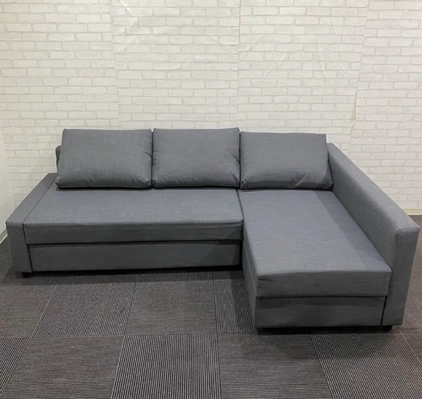 (Free delivery)IKEA Grey Sofa with Storage