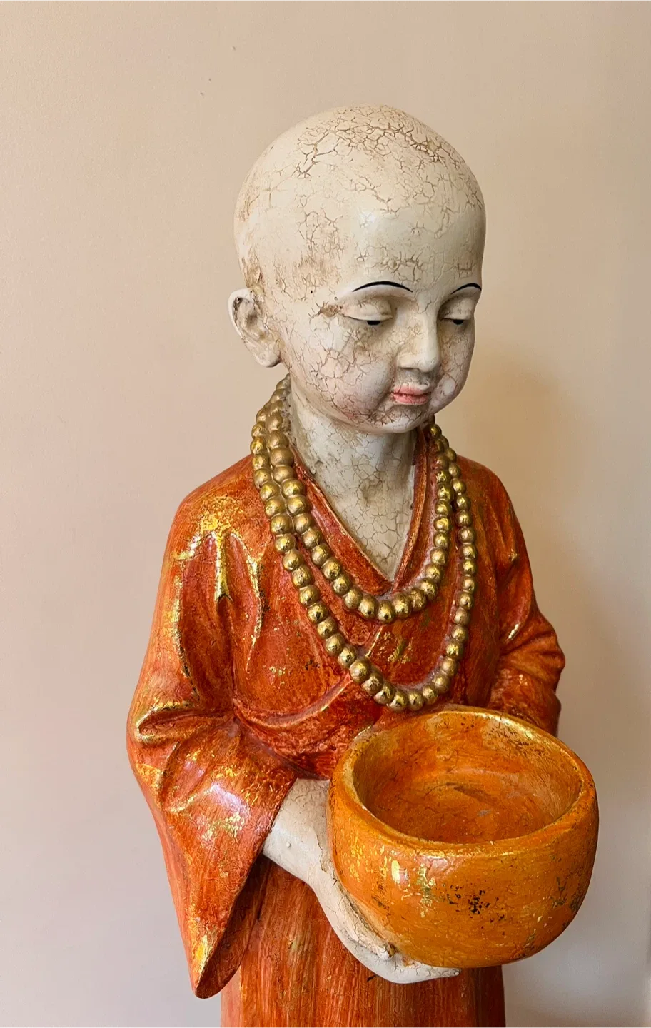 Plaster Tibetan statue