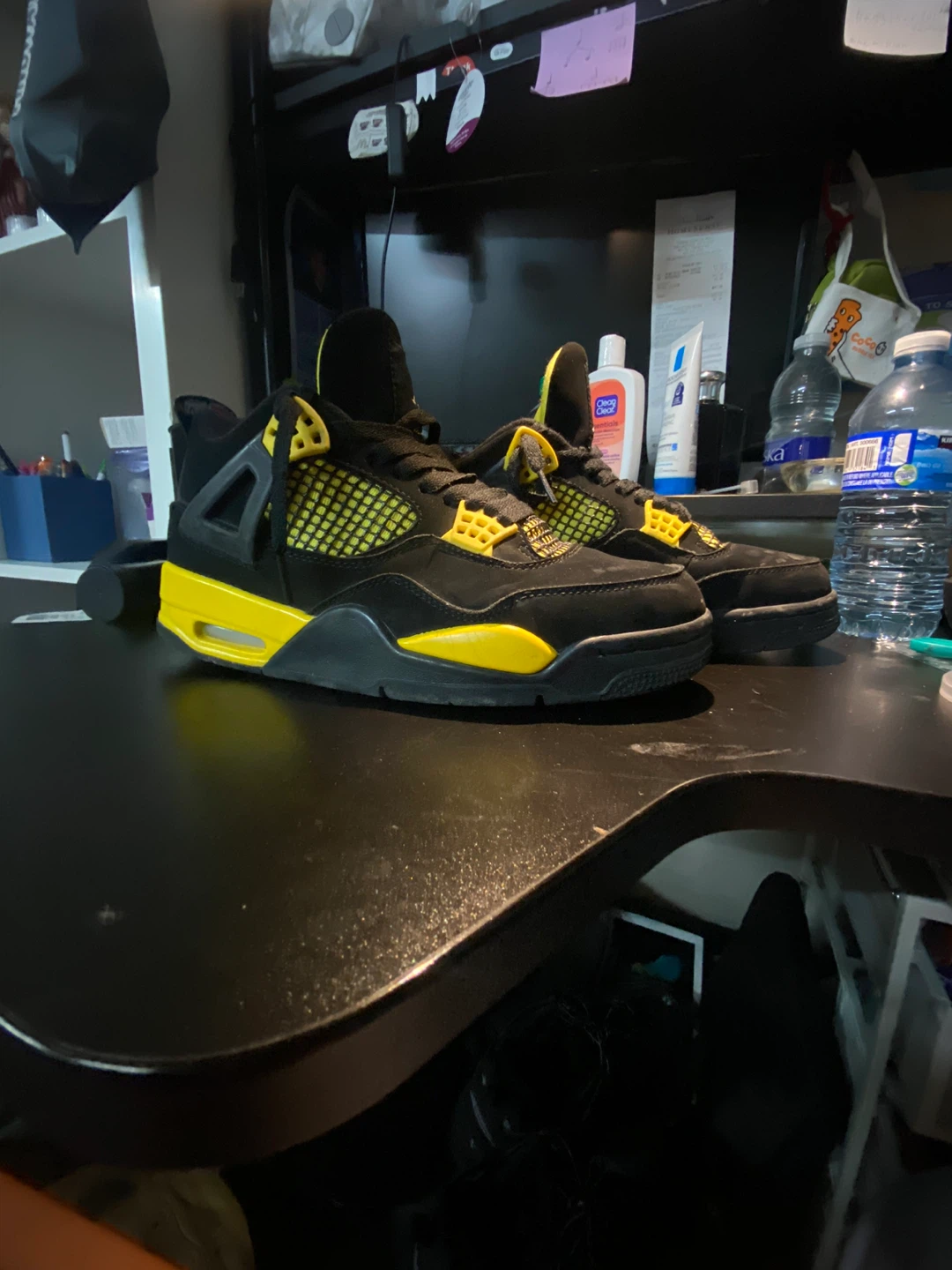 Jordan 4 yellow thunder (9mens) - photo 3