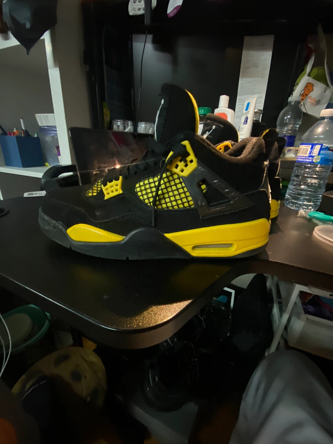 Jordan 4 yellow thunder (9mens) - photo 2