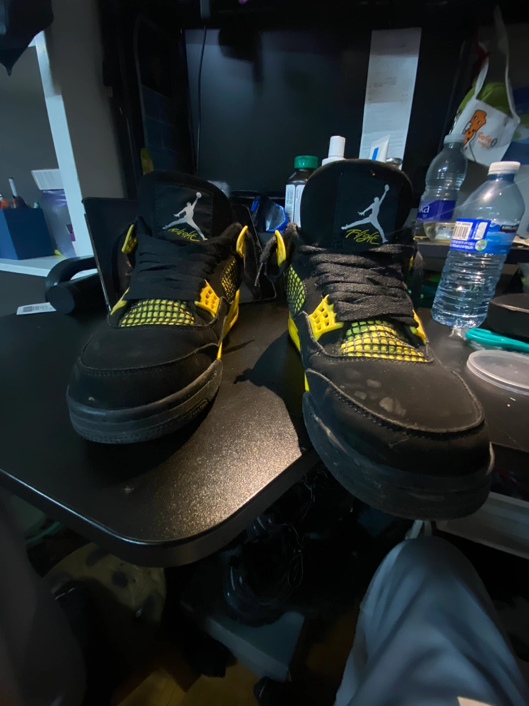 Jordan 4 yellow thunder (9mens) - photo 4