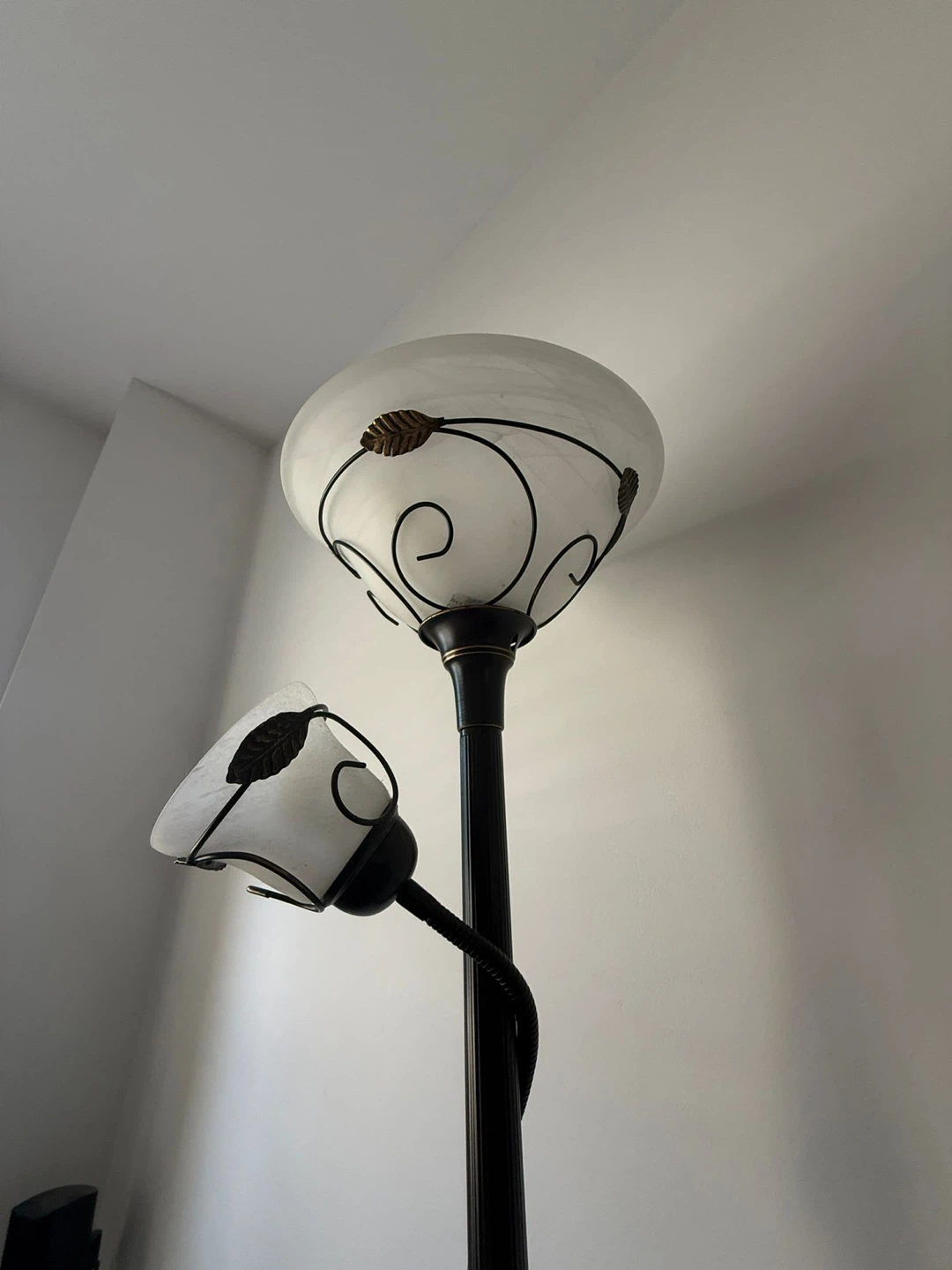 Floor Lamp with Two Lights