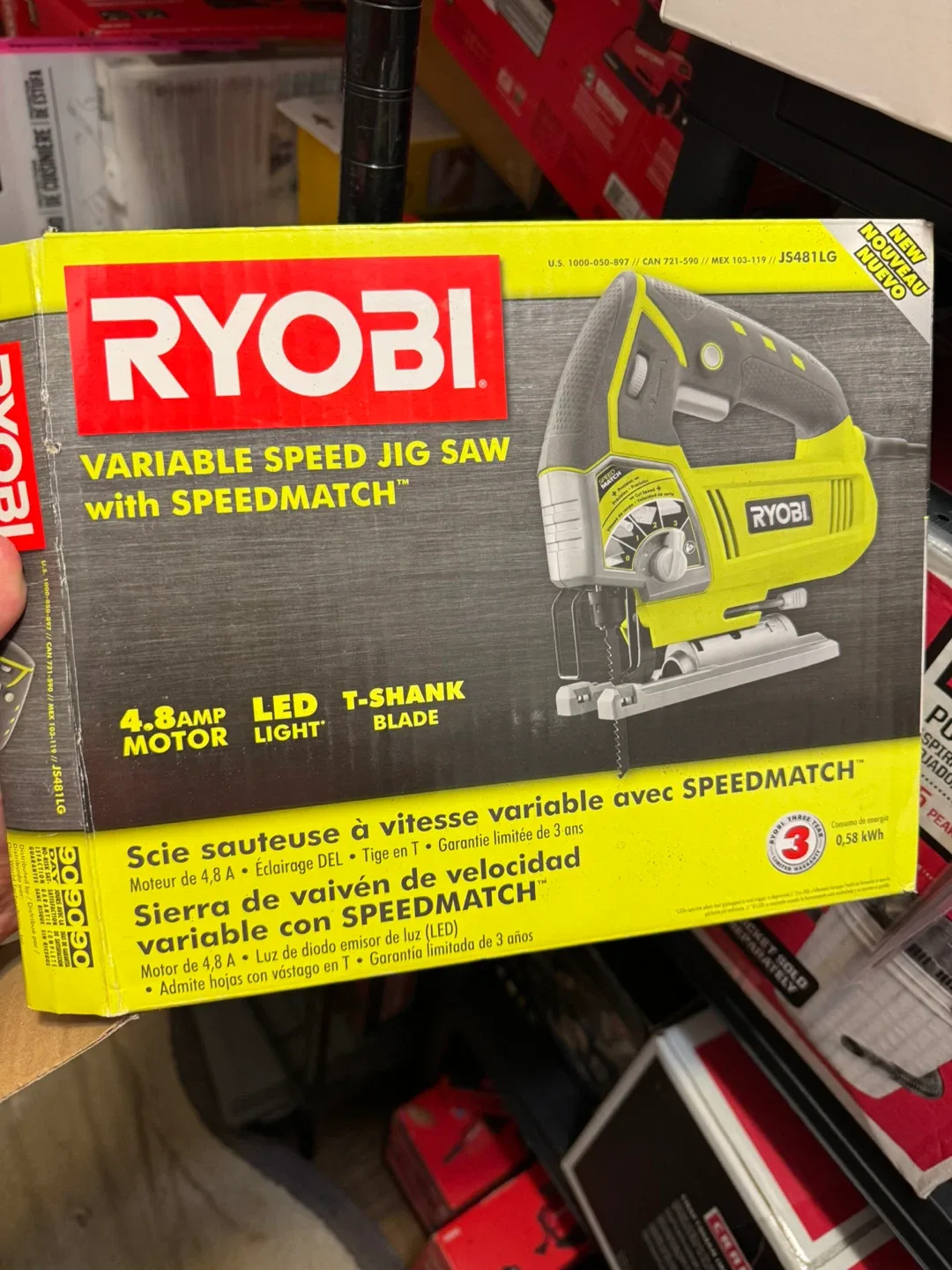 Ryobi Variable Speed Jig Saw w/ Speedmatch