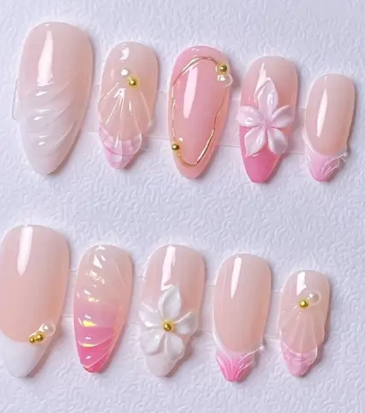 Hand made Press-on Nails $35