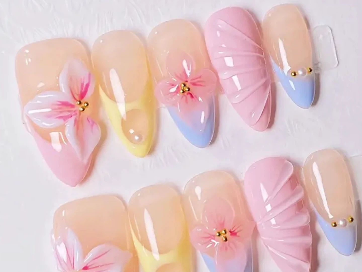 Hand made Press-on Nails $29