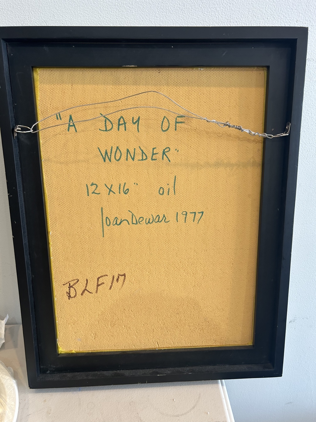 Joan Dewar "A Day of Wonder" Oil Painting 12x16 - photo 2