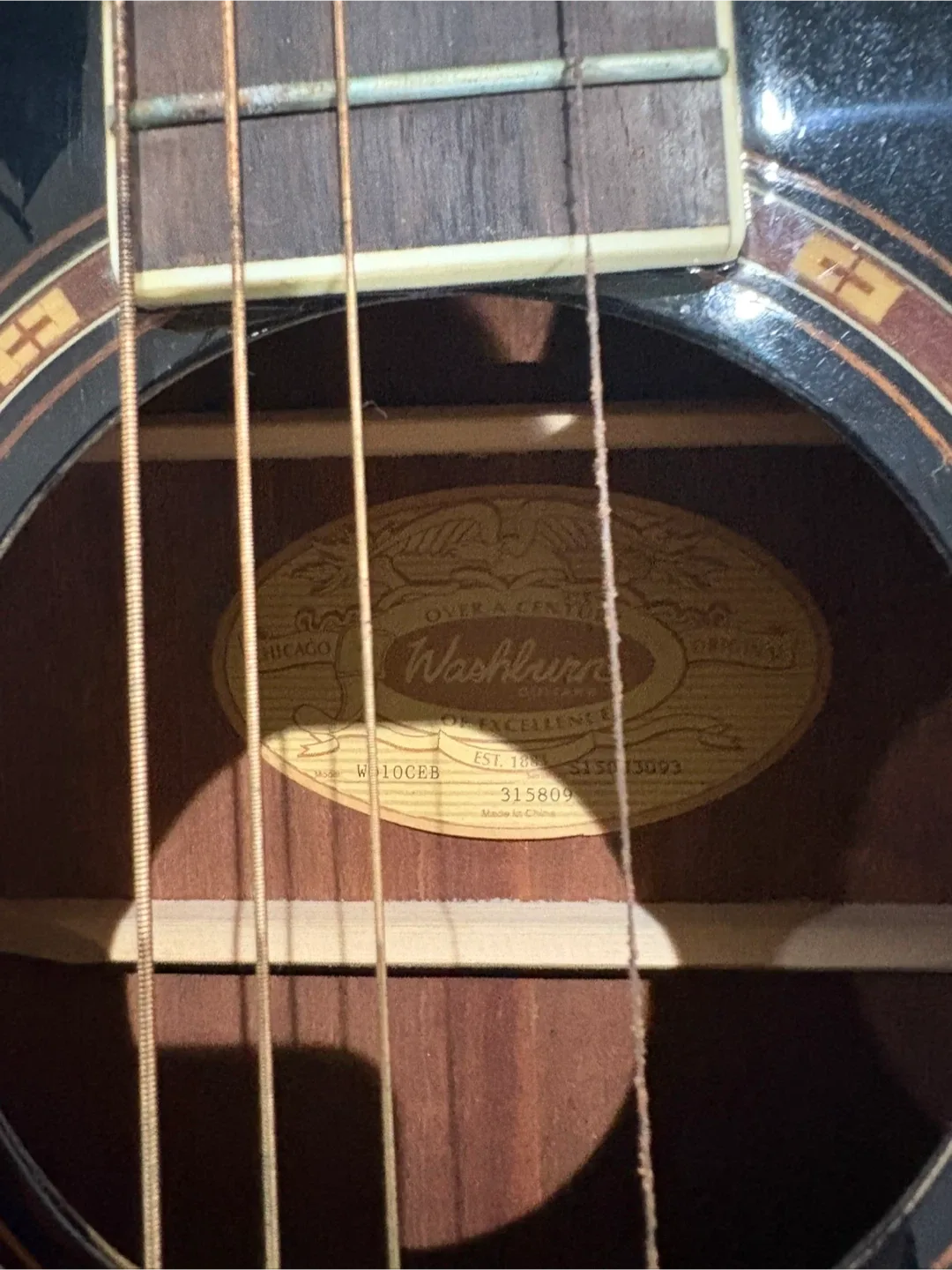 Washburn W10CEB Acoustic Guitar image indicator(3)